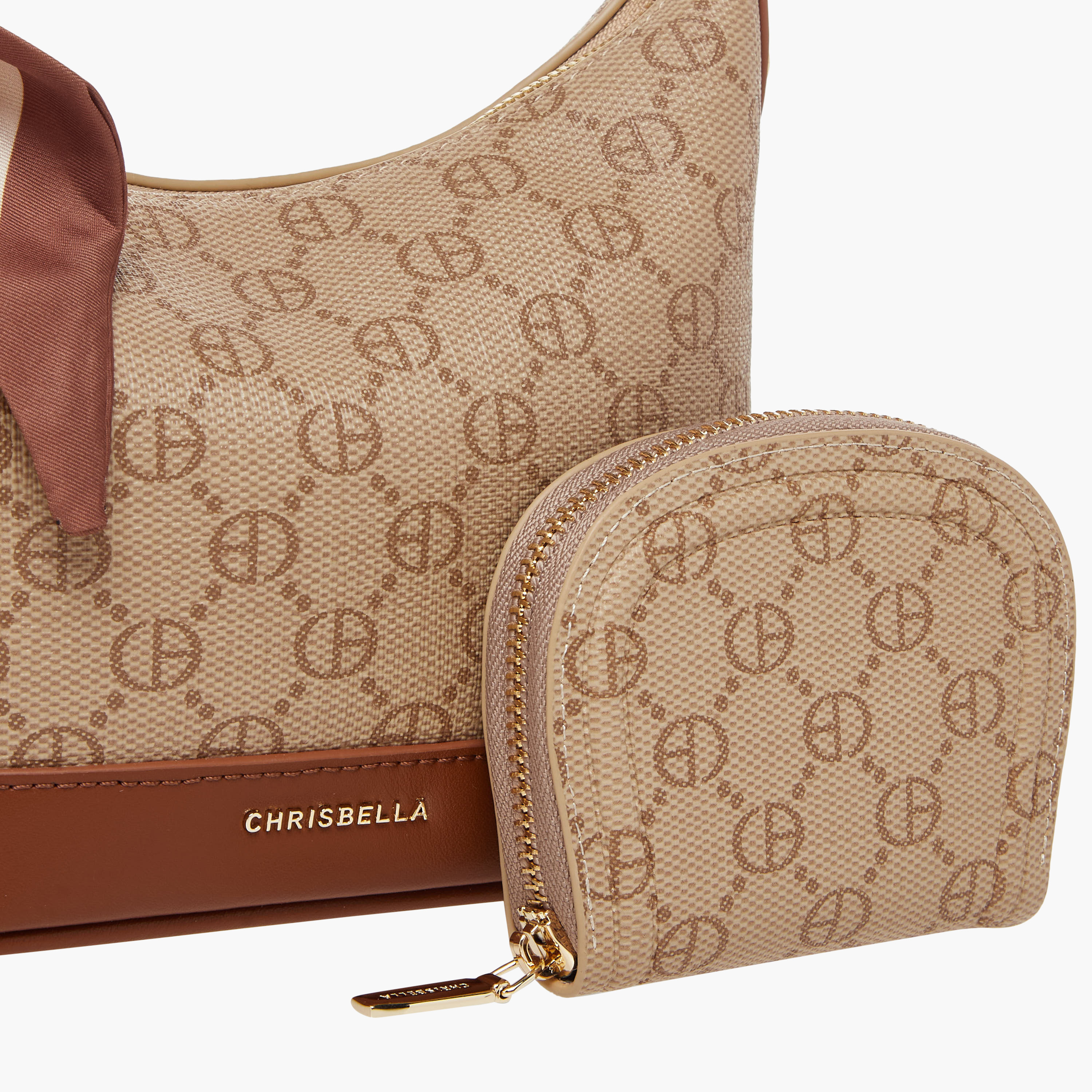 شنطة كروس بطبعات مع محفظة من كريسبيلا-women-bagsandwallets-handbags-image-6