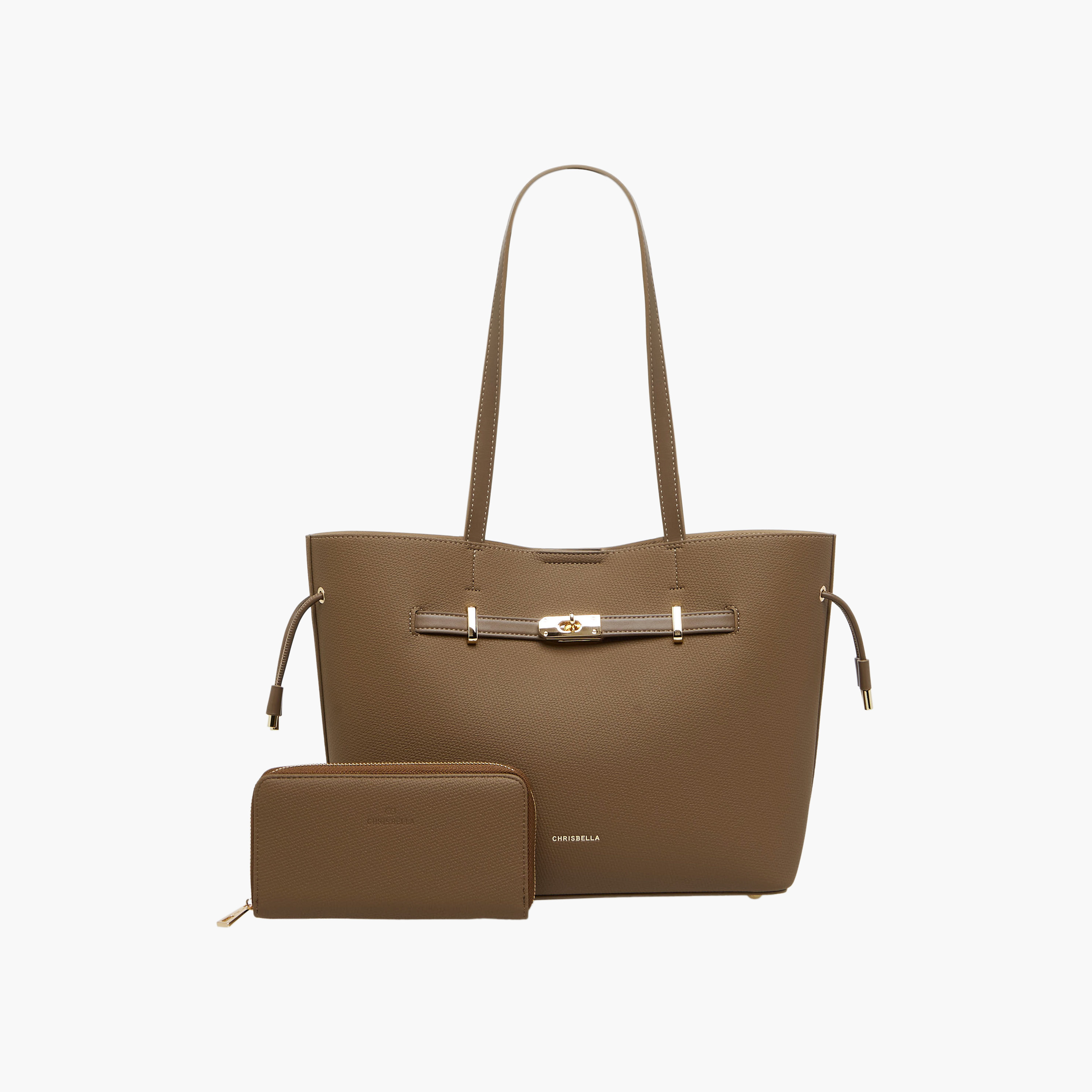 شنطة توتي سادة مع محفظة من كريسبيلا-women-bagsandwallets-handbags-image-1