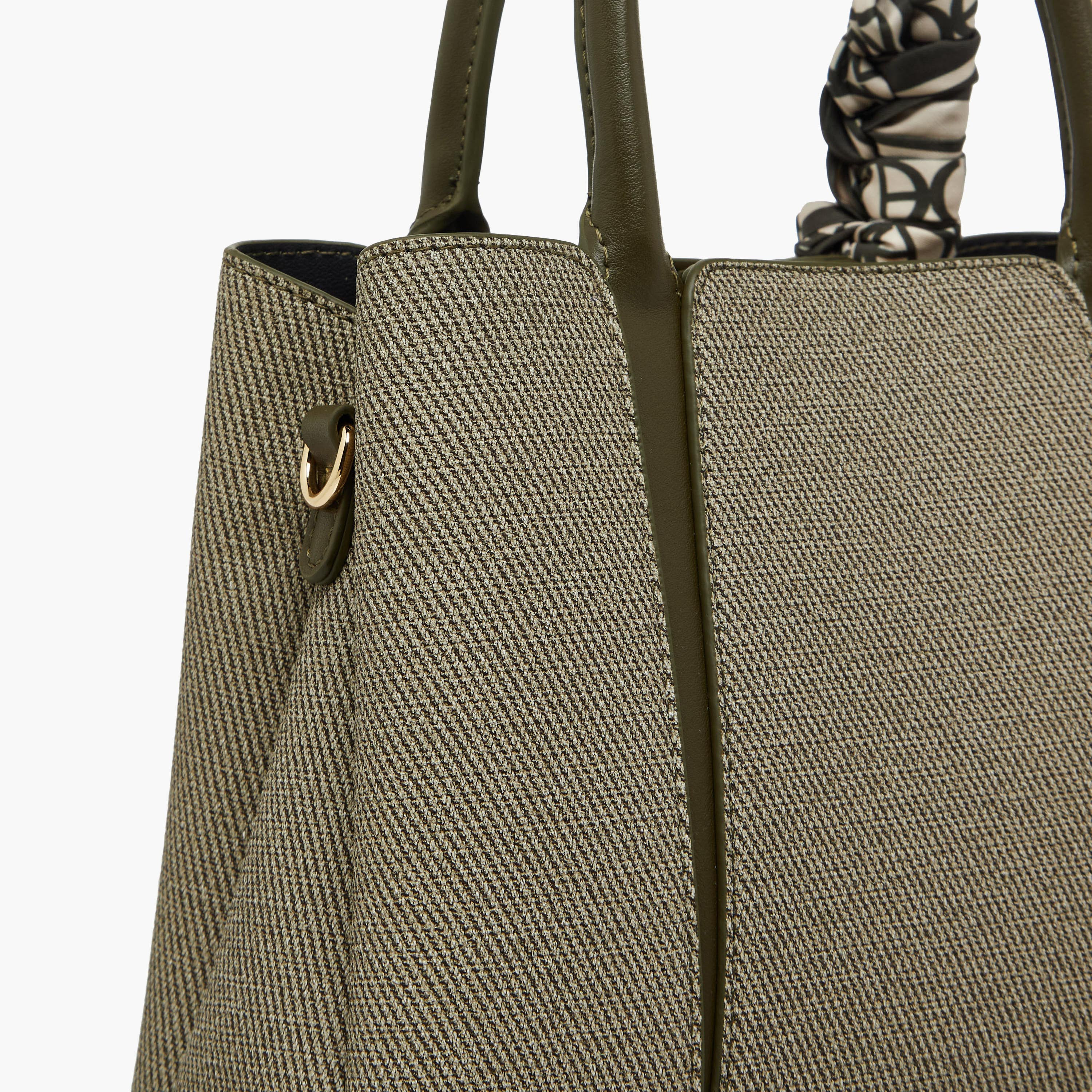 Chrisbella Scarf Accent Tote Bag with Wallet-women-bagsandwallets-handbags-image-8