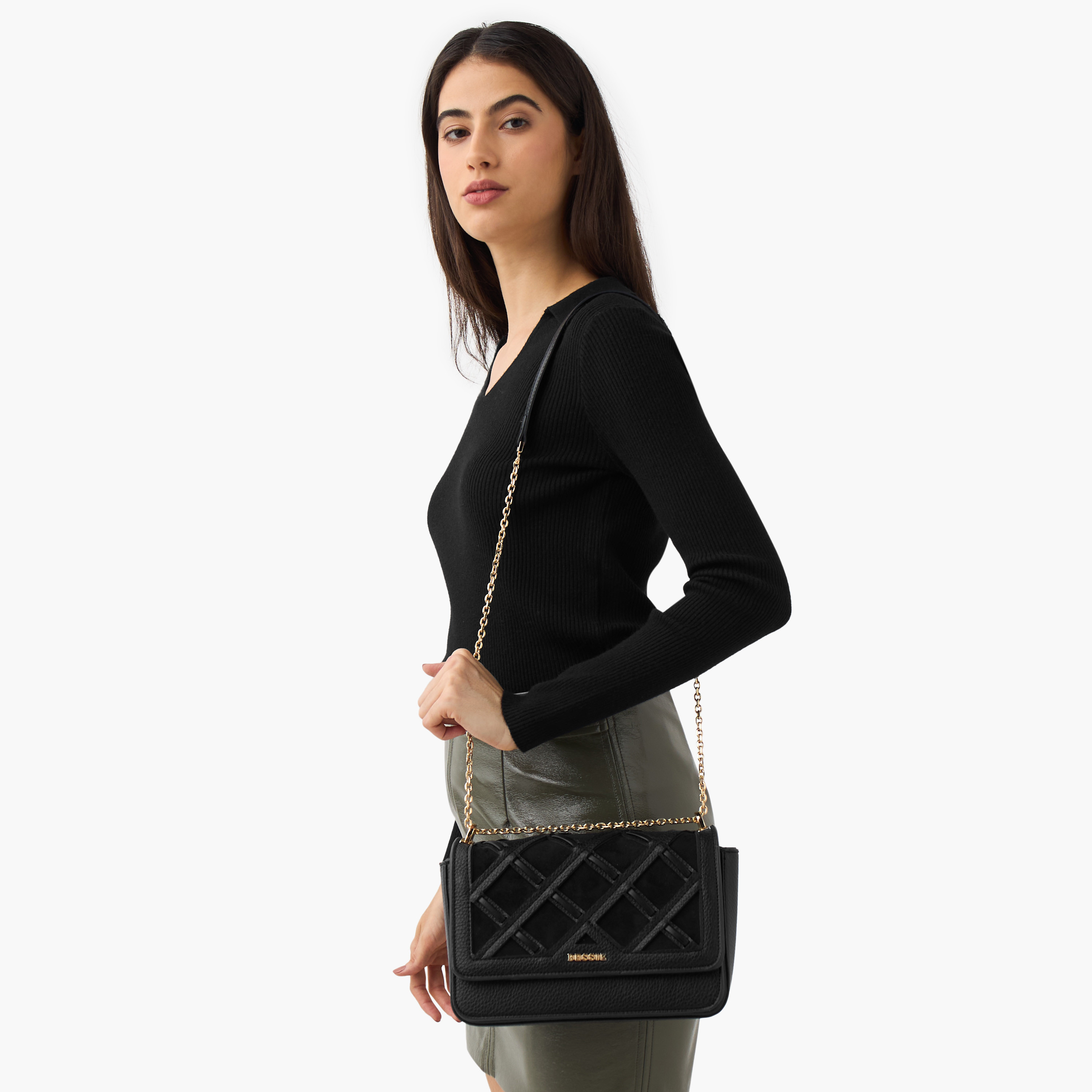 شنطة كروس بودي بارزة الملمس بطية إغلاق من بيسي لندن-women-bagsandwallets-handbags-image-8