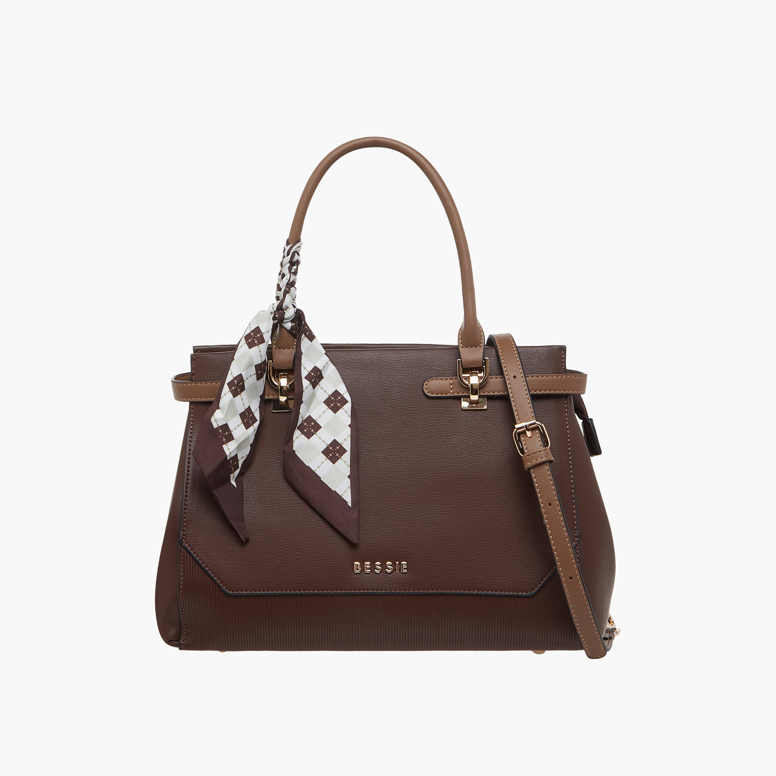 شنطة توتي بارزة الملمس مع وشاح من بيسي لندن-women-bagsandwallets-handbags-image-1
