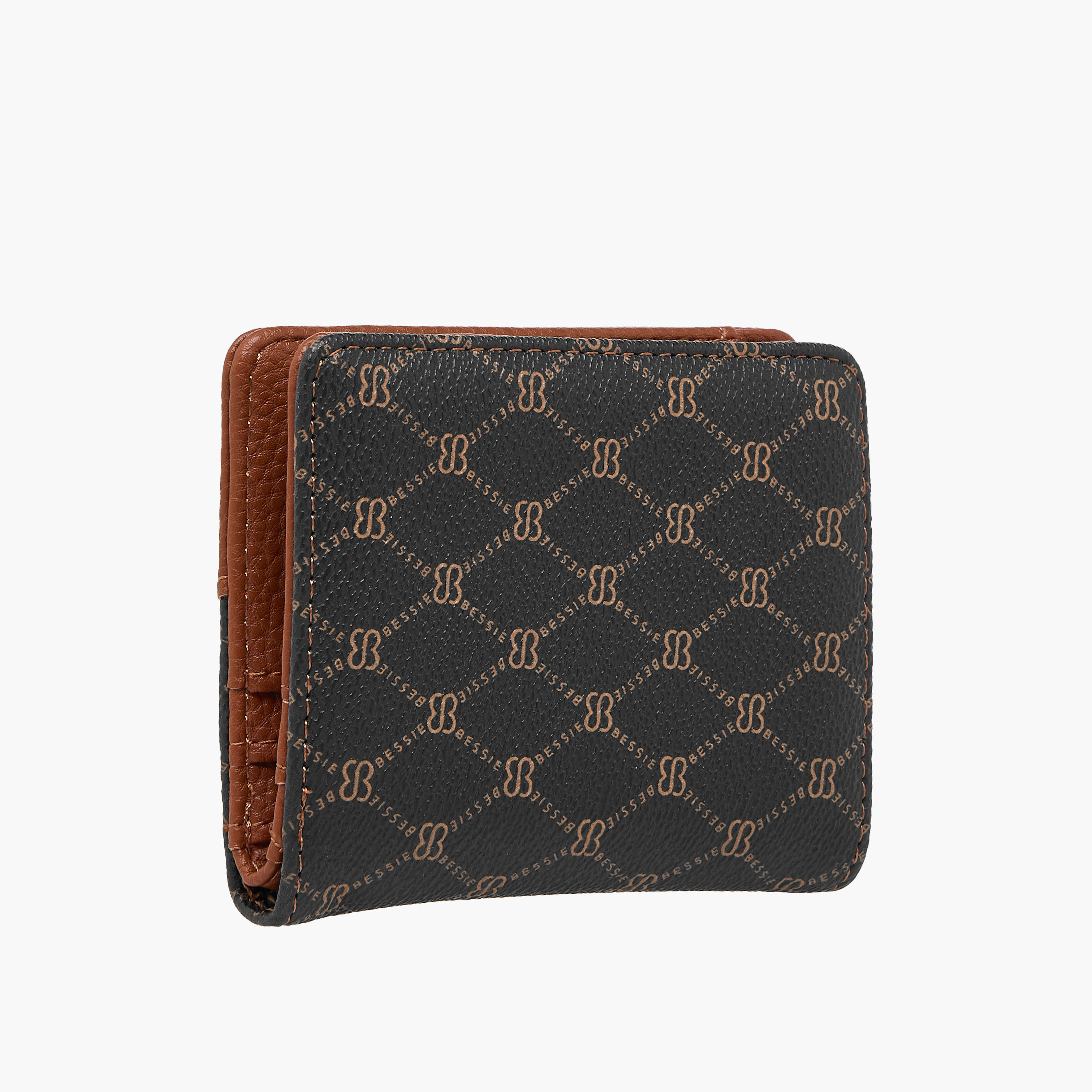 Bessie London Monogram Print Bi-Fold Wallet-women-bagsandwallets-wallets-image-2