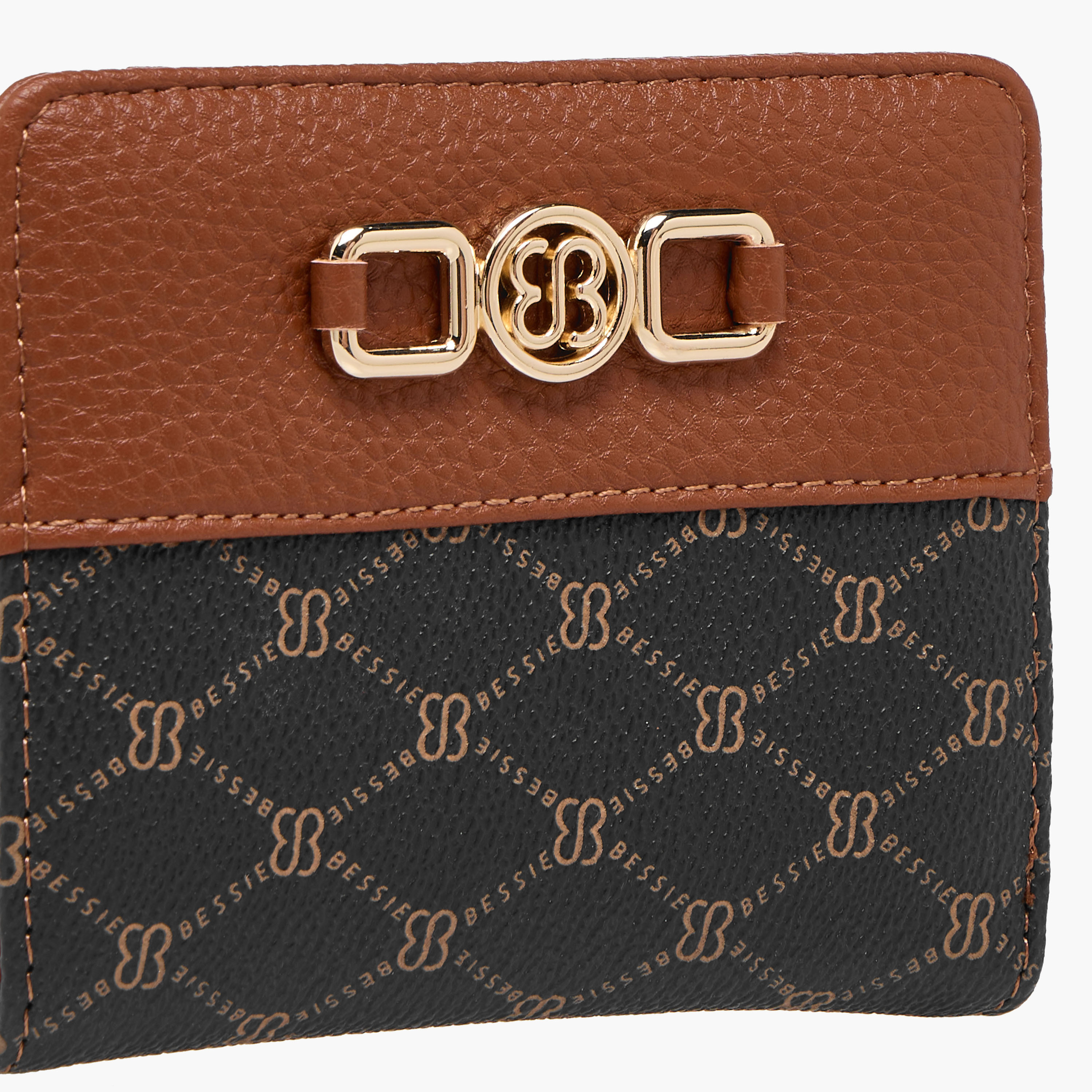 Bessie London Monogram Print Bi-Fold Wallet-women-bagsandwallets-wallets-image-3