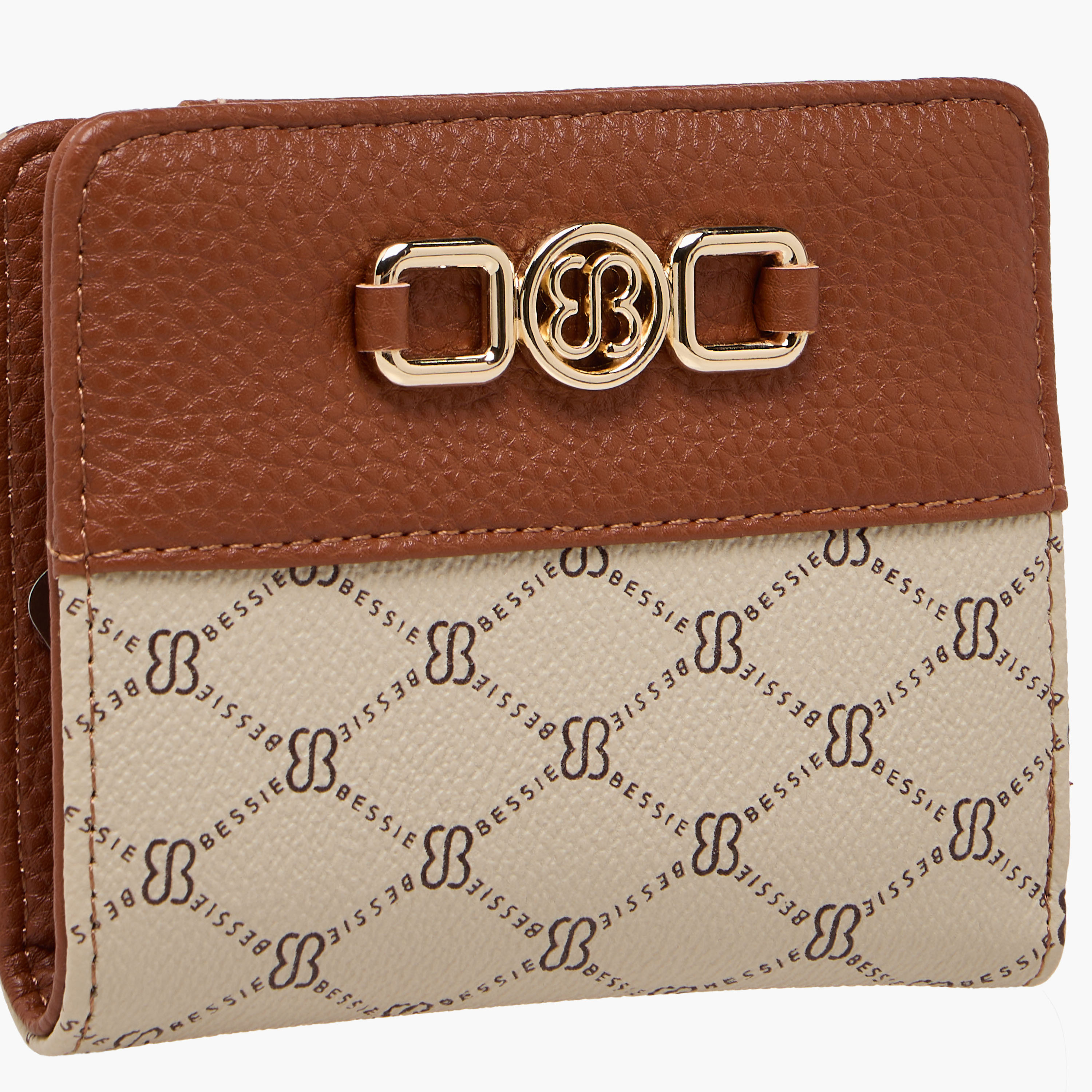 Bessie London Monogram Print Bi-Fold Wallet-women-bagsandwallets-wallets-image-3