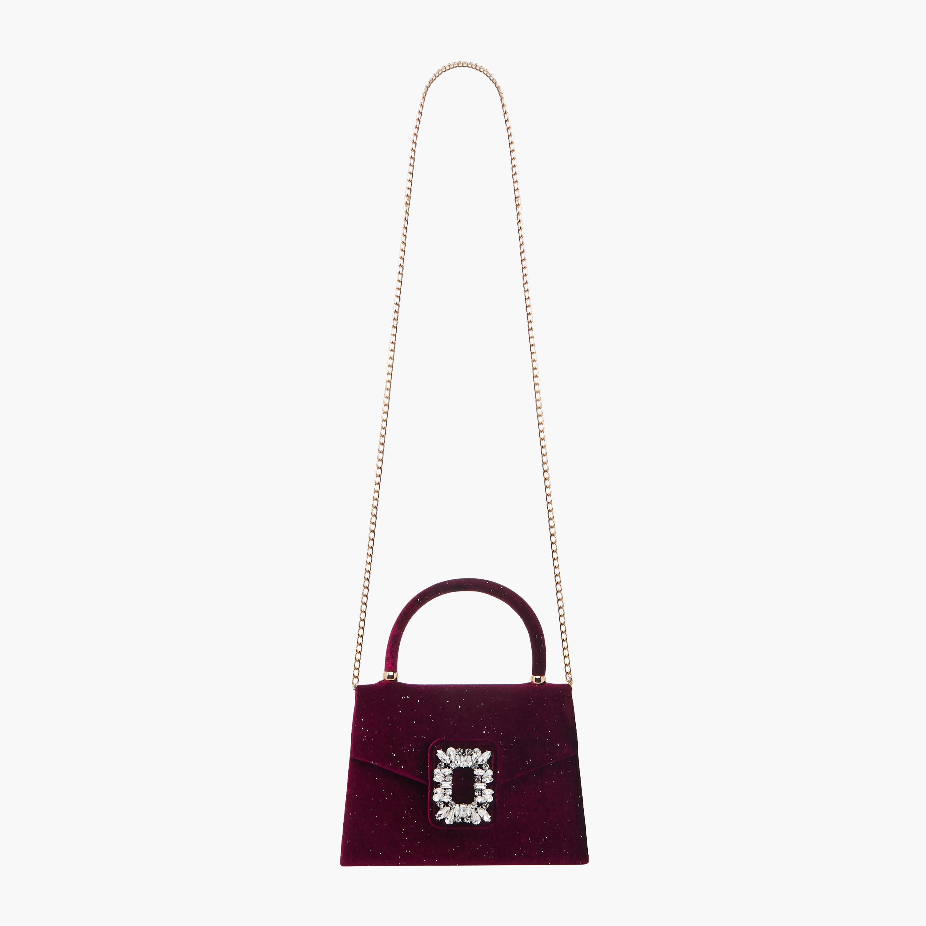 Bessie London Embellished Crossbody Bag with Detachable Chain Strap-women-bagsandwallets-handbags-image-3