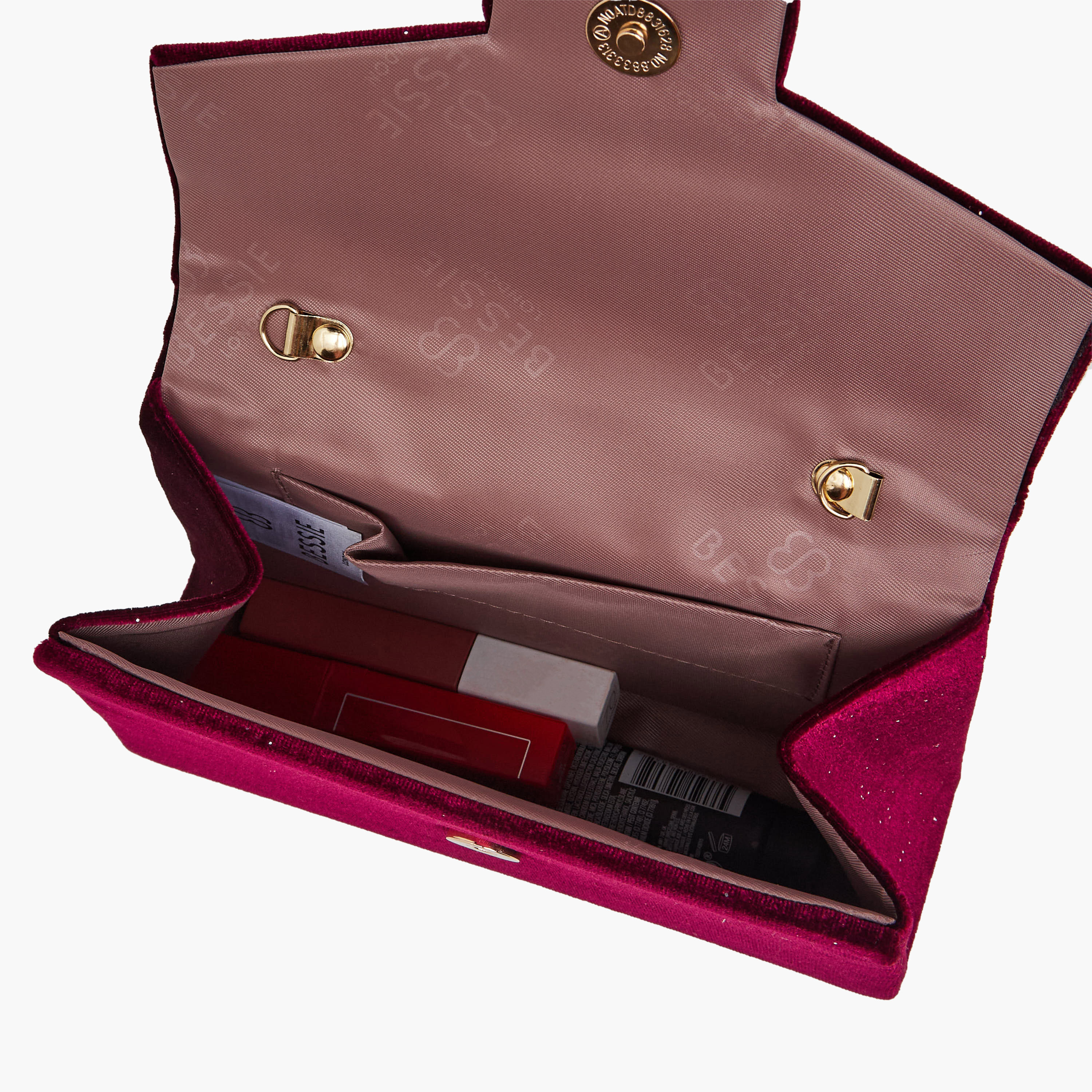Bessie London Embellished Crossbody Bag with Detachable Chain Strap-women-bagsandwallets-handbags-image-9
