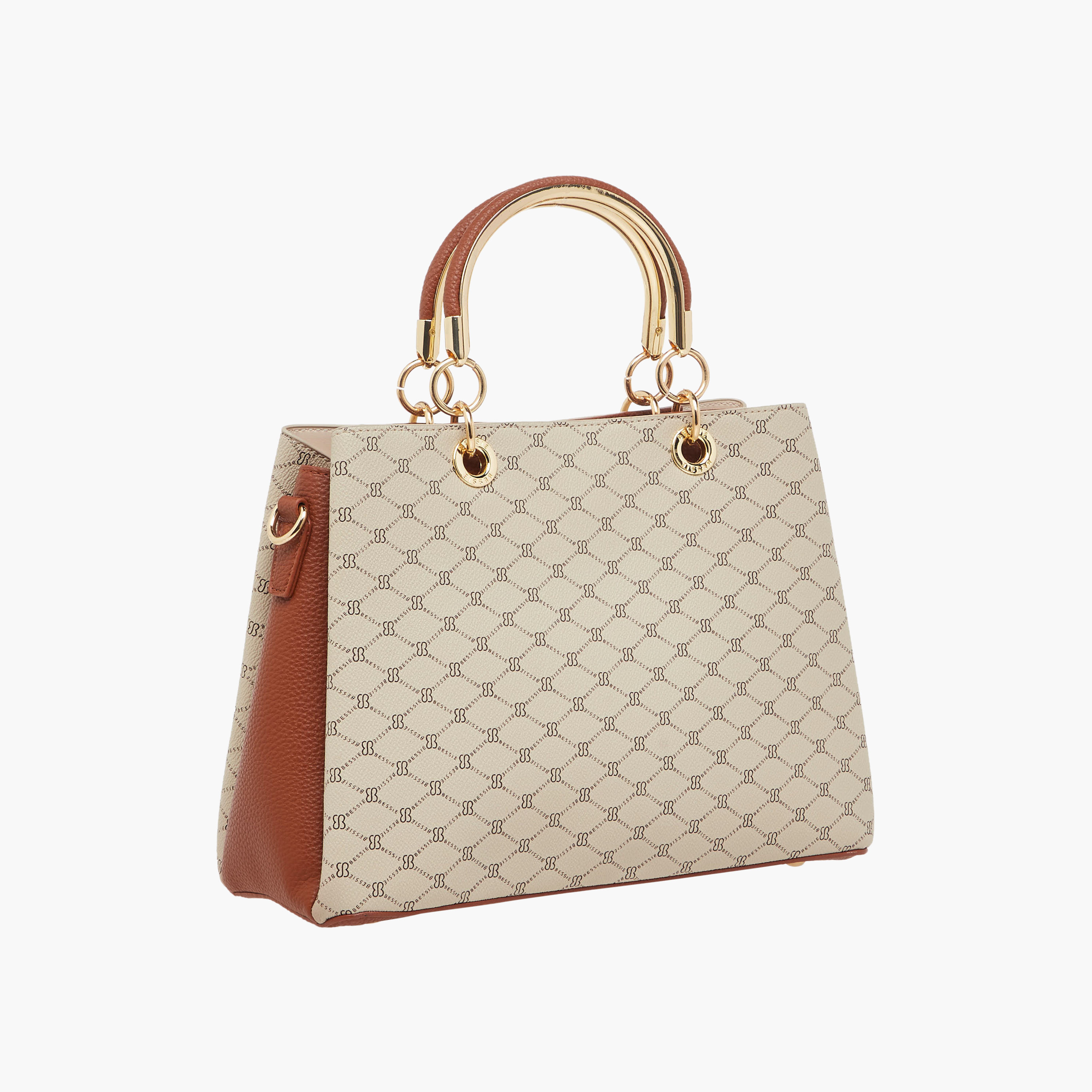 Bessie London Printed Tote Bag with Zip Closure-women-bagsandwallets-handbags-image-4