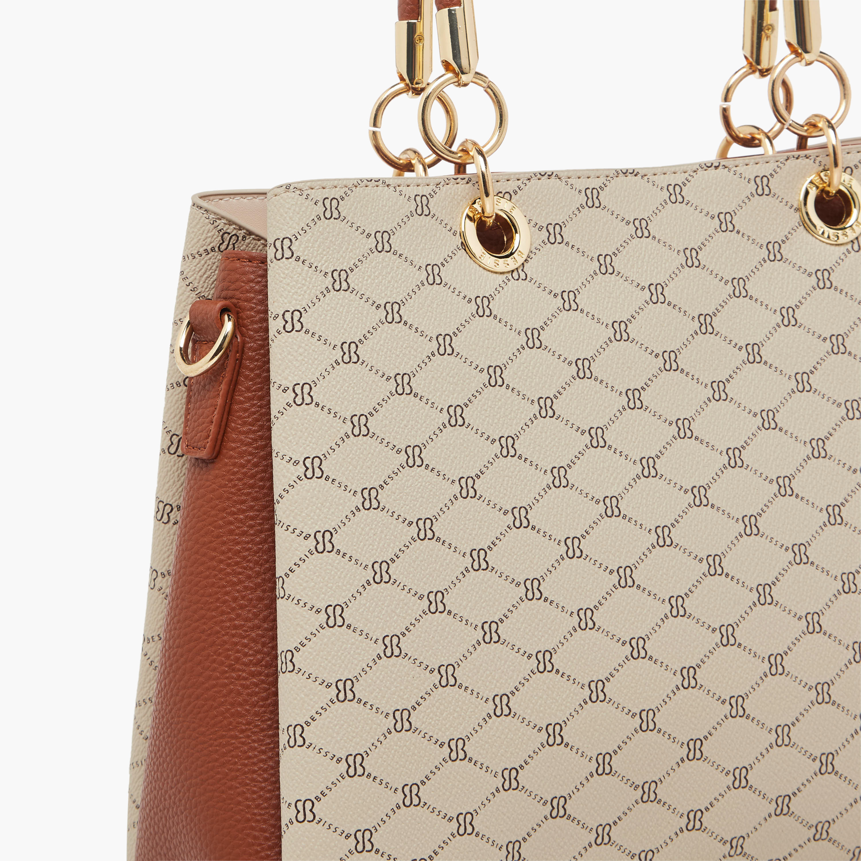Bessie London Printed Tote Bag with Zip Closure-women-bagsandwallets-handbags-image-6