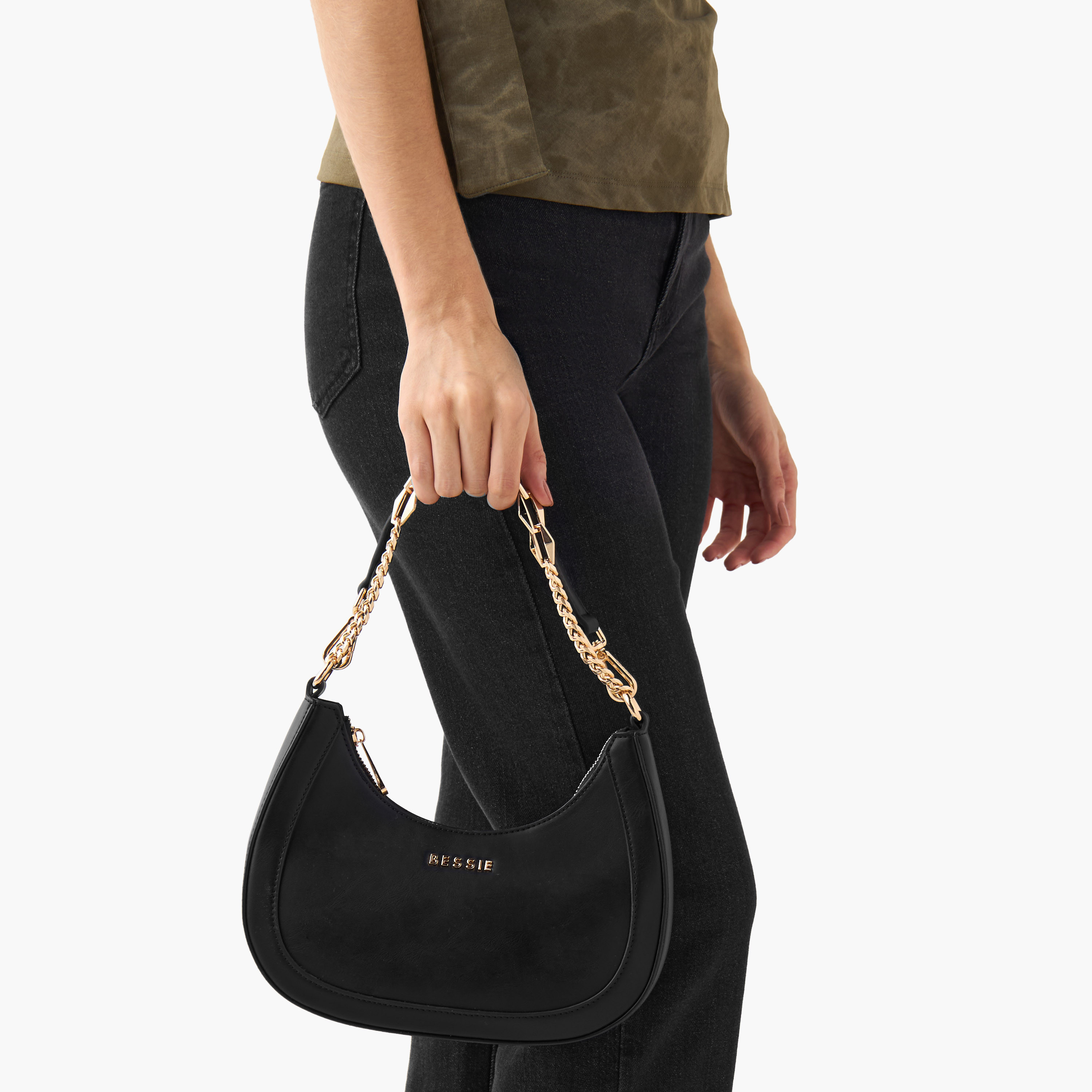 Bessie London Solid Crossbody Bag with Detachable Strap-women-bagsandwallets-handbags-image-8