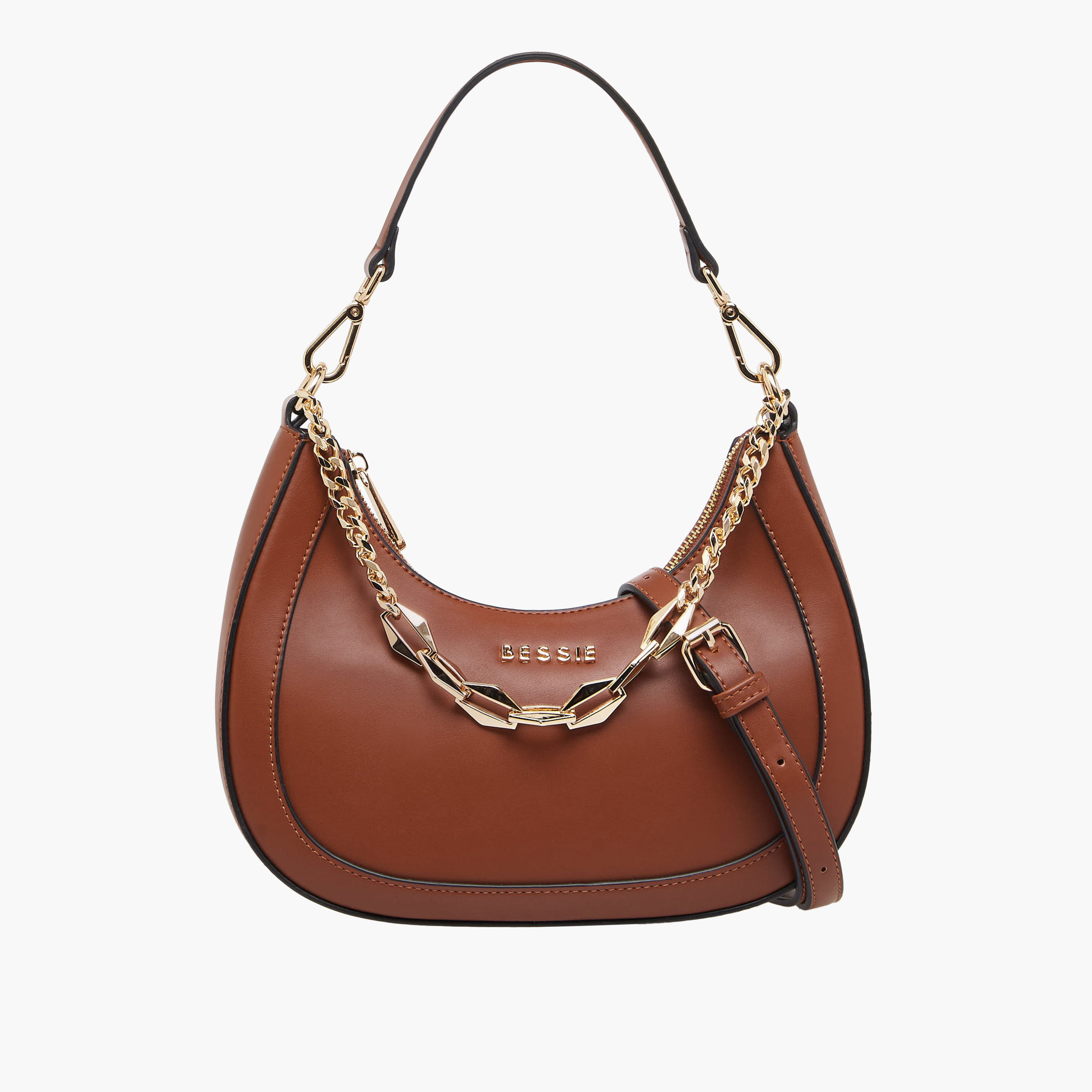 شنطة باجيت سادة بسحاب إغلاق من بيسي لندن-women-bagsandwallets-handbags-image-1