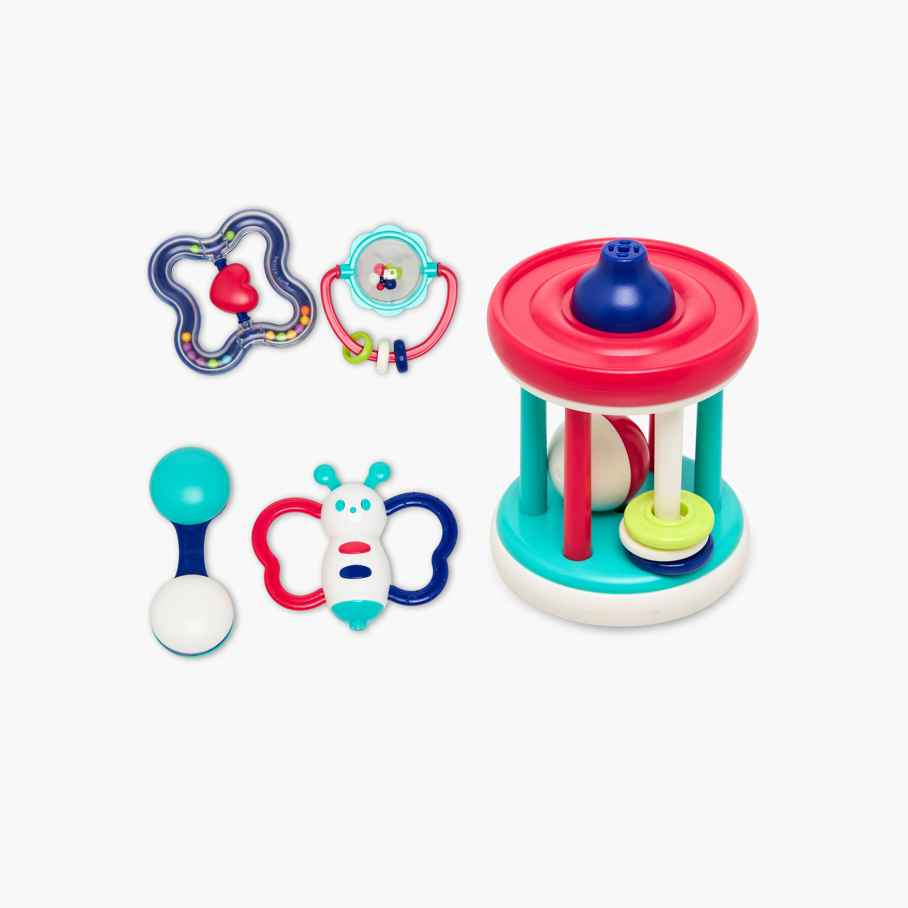 مجموعة خشخيشات سناجل أند شايك 5 قطع من جونيورز-toys-babyandtoddlertoys-rattlesandteethers-image-10