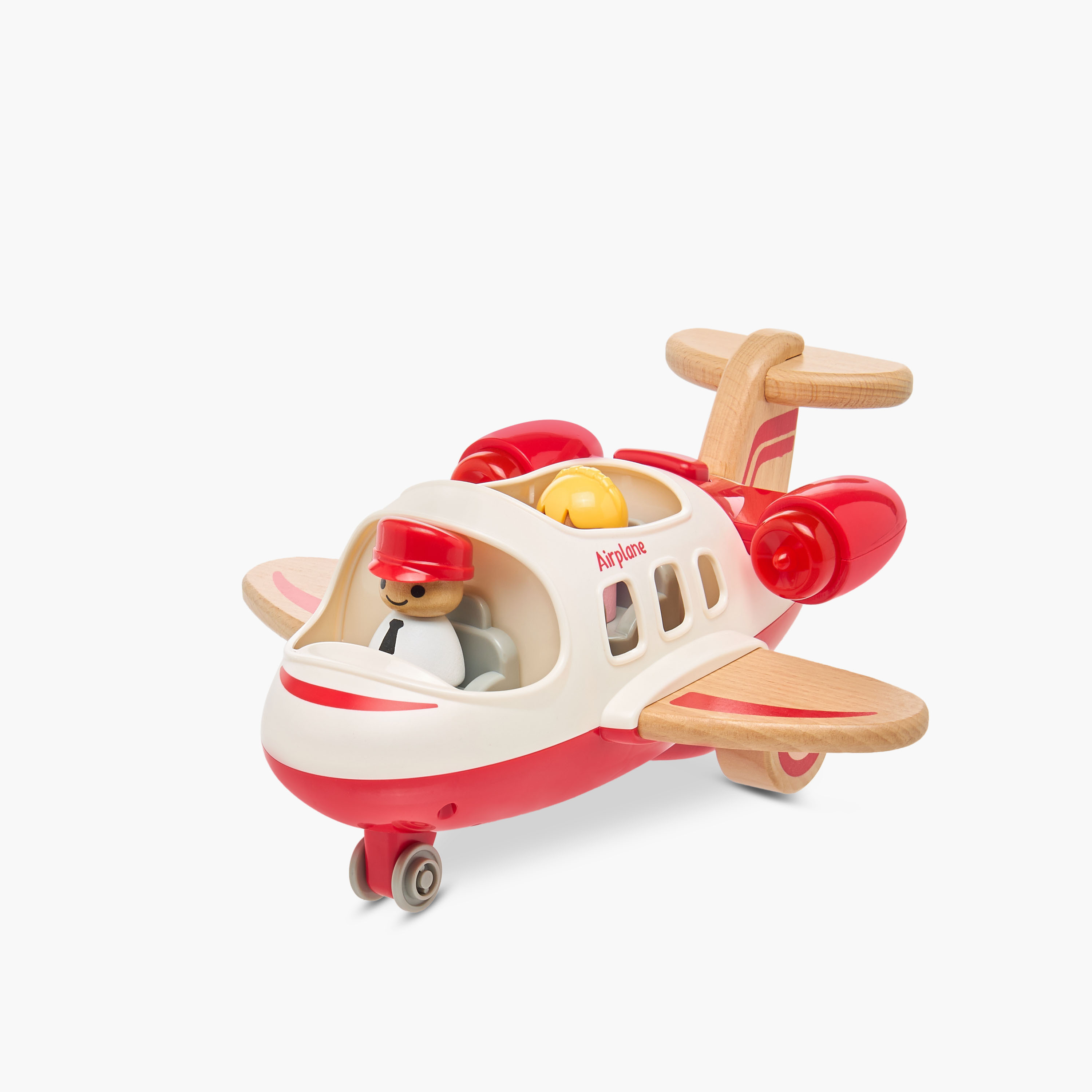 Juniors Wooden Airplane Toy-toys-playvehicles-helicoptersandaeroplanes-image-2