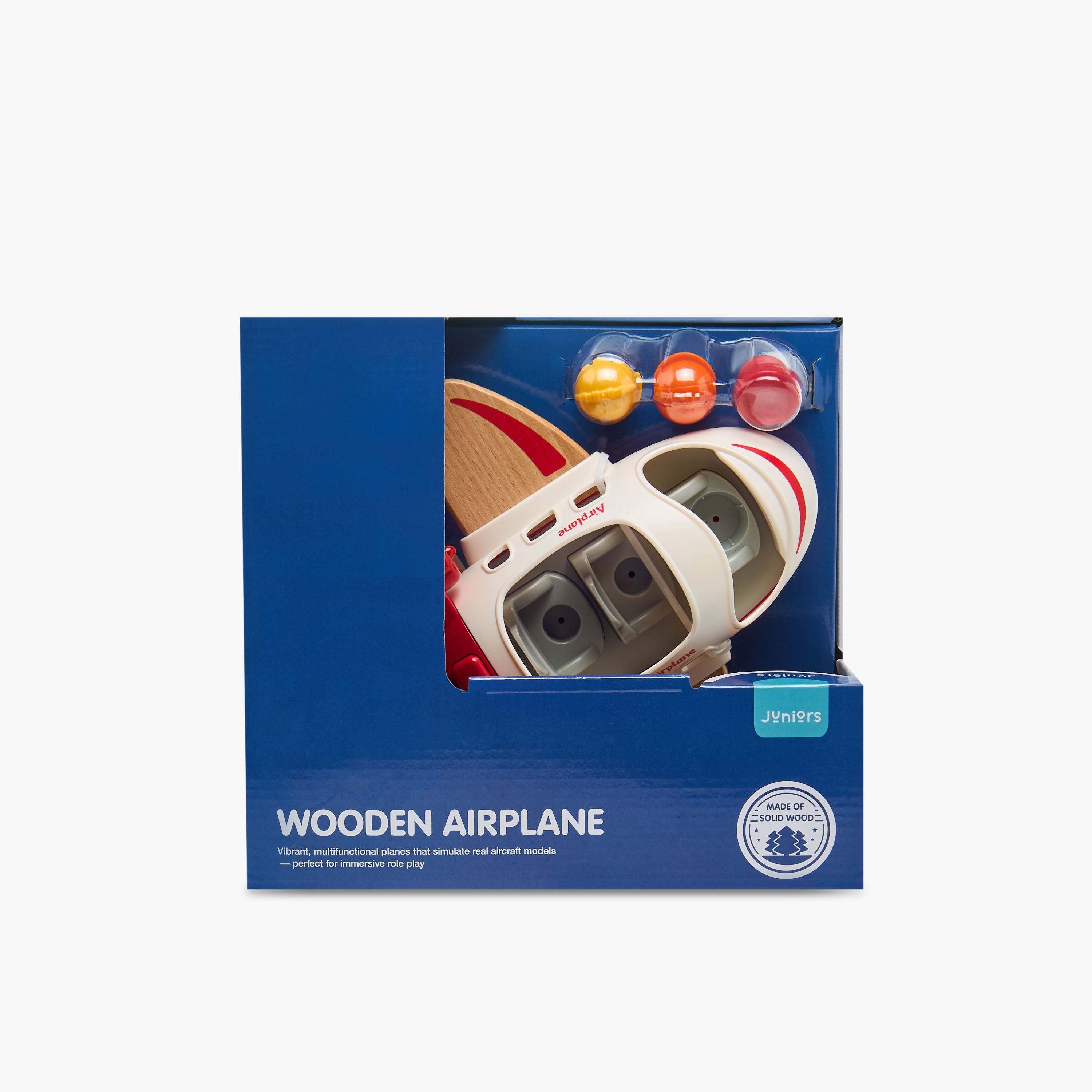 Juniors Wooden Airplane Toy-toys-playvehicles-helicoptersandaeroplanes-image-9