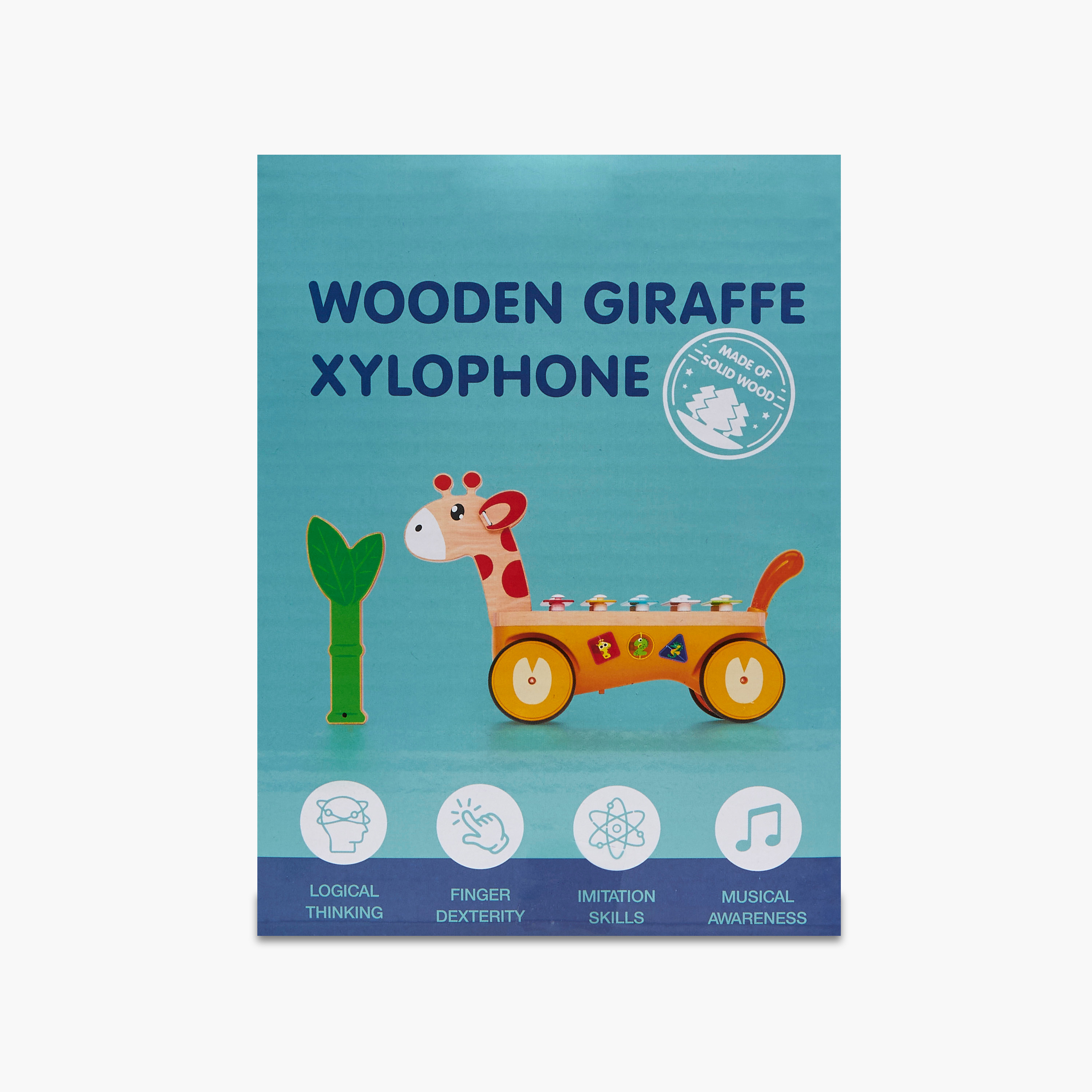 إكسيليفون زرافة خشبية من جونيورز-toys-babyandtoddlertoys-lightsandmusicaltoys-image-9