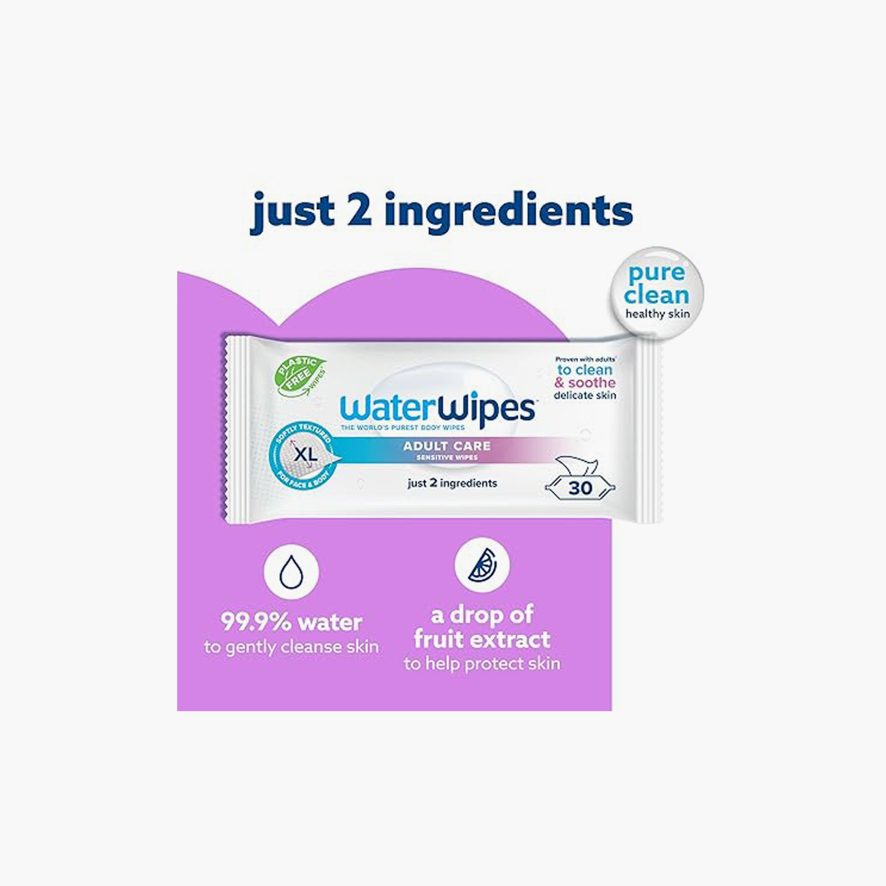 WaterWipes 30-Piece Adult Care Wipes-baby-bathandcare-wipes-image-2