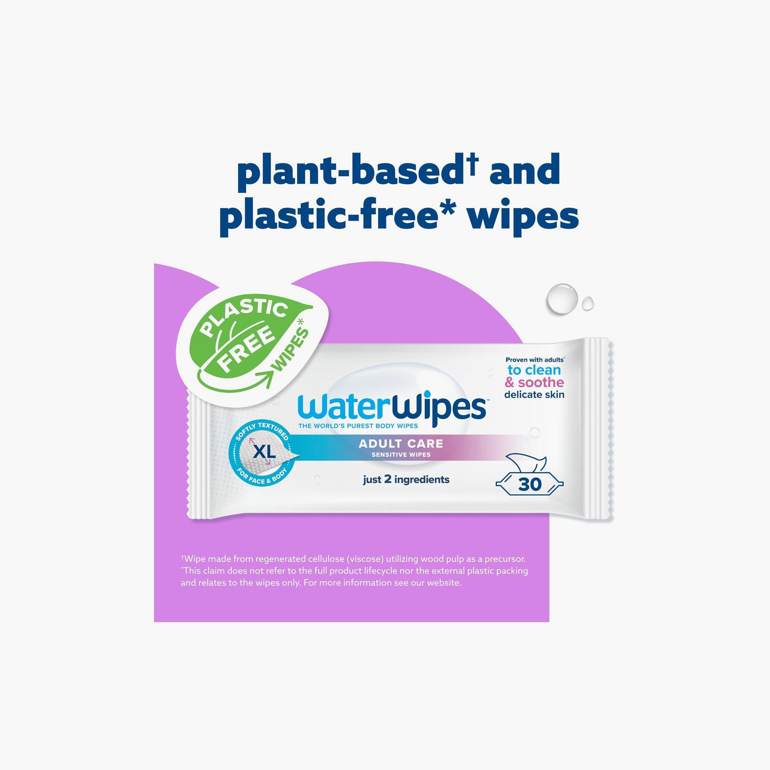 مجموعة من 3 مناديل مبللة للعناية بالكبار من ووتروايبس - 90 قطعة-baby-bathandcare-wipes-image-6