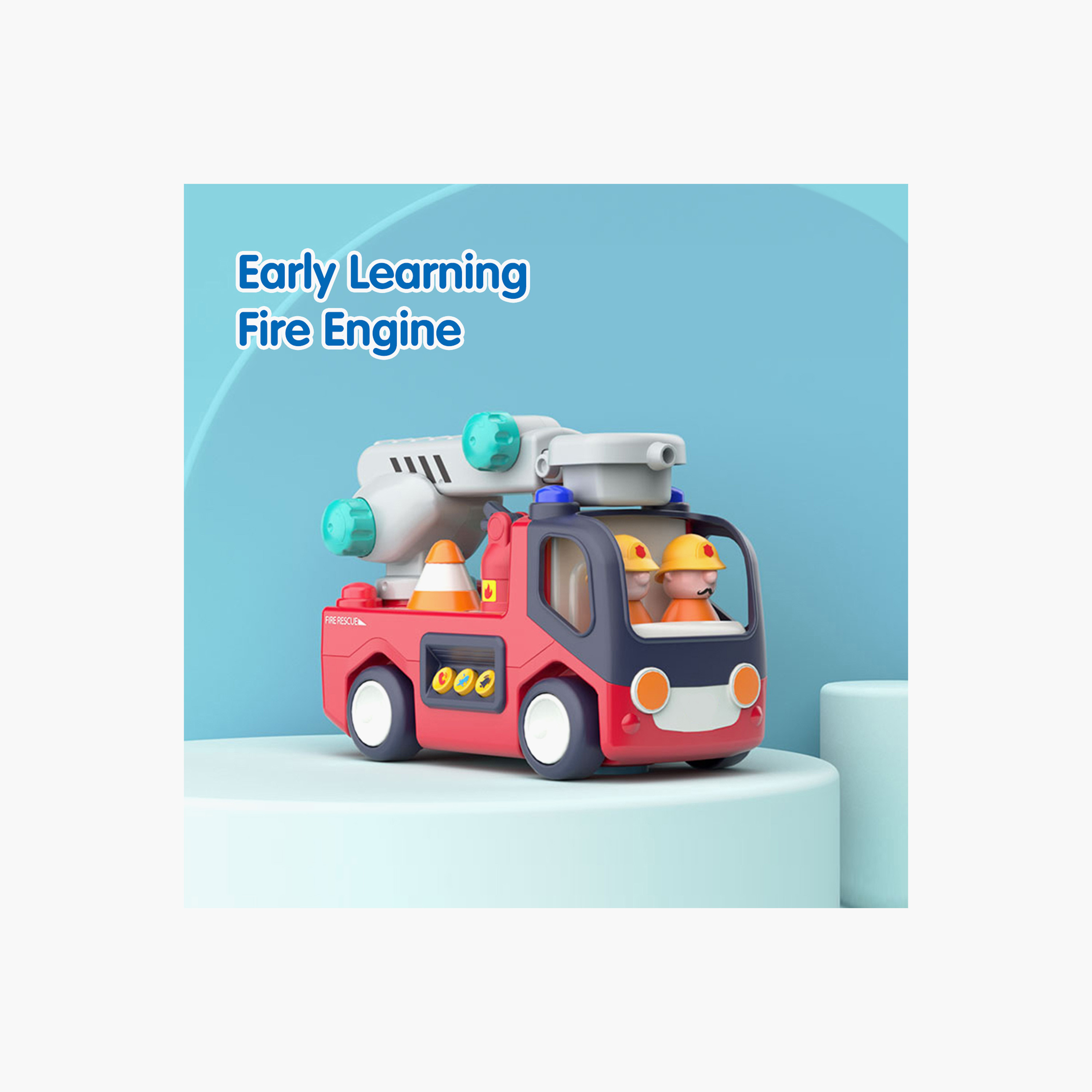 Hola Early Learning Fire Engine Musical Toy-toys-playvehicles-utilityvehicles-image-2