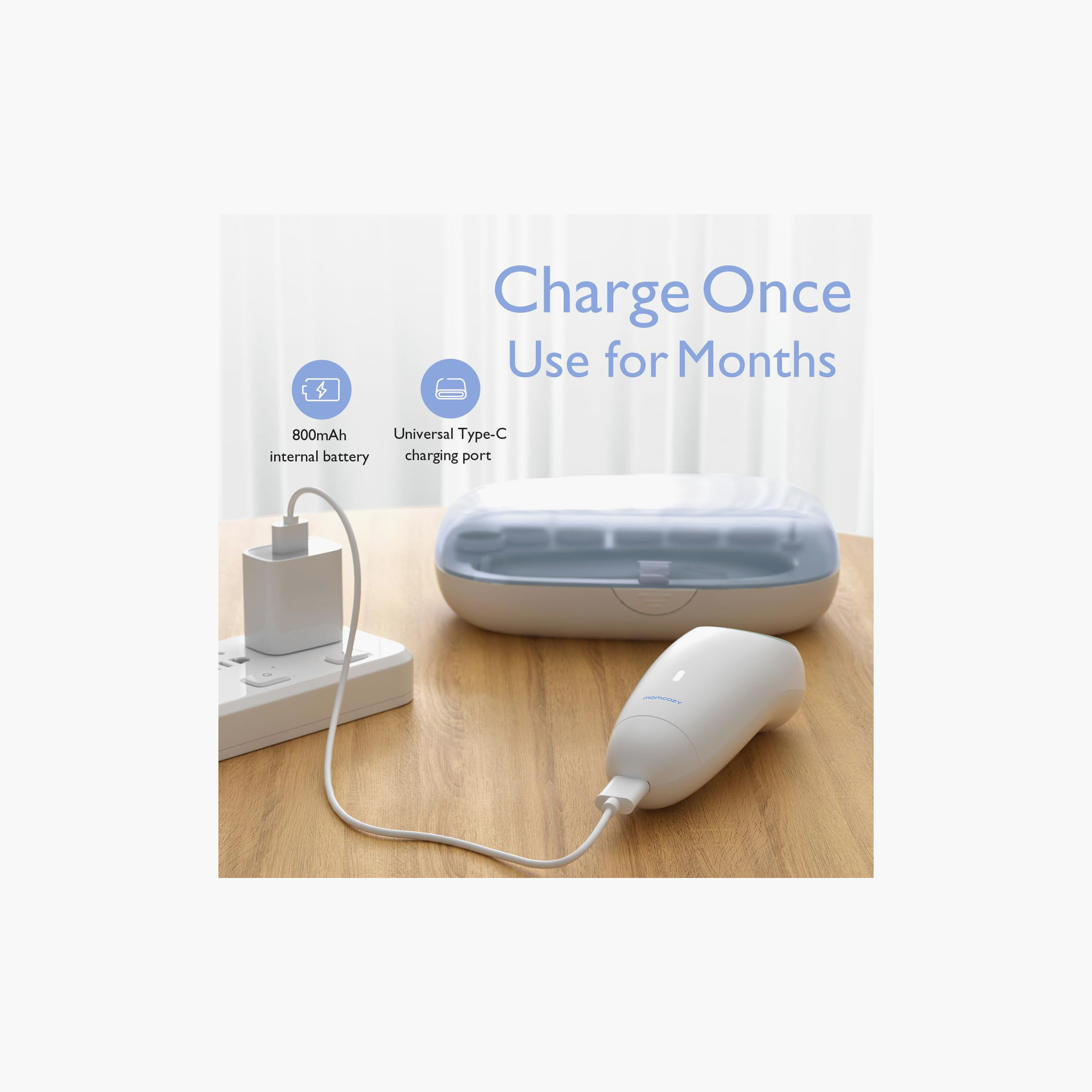 Momcozy Rechargeable Electric Nail Trimmer-baby-bathandcare-grooming-image-4