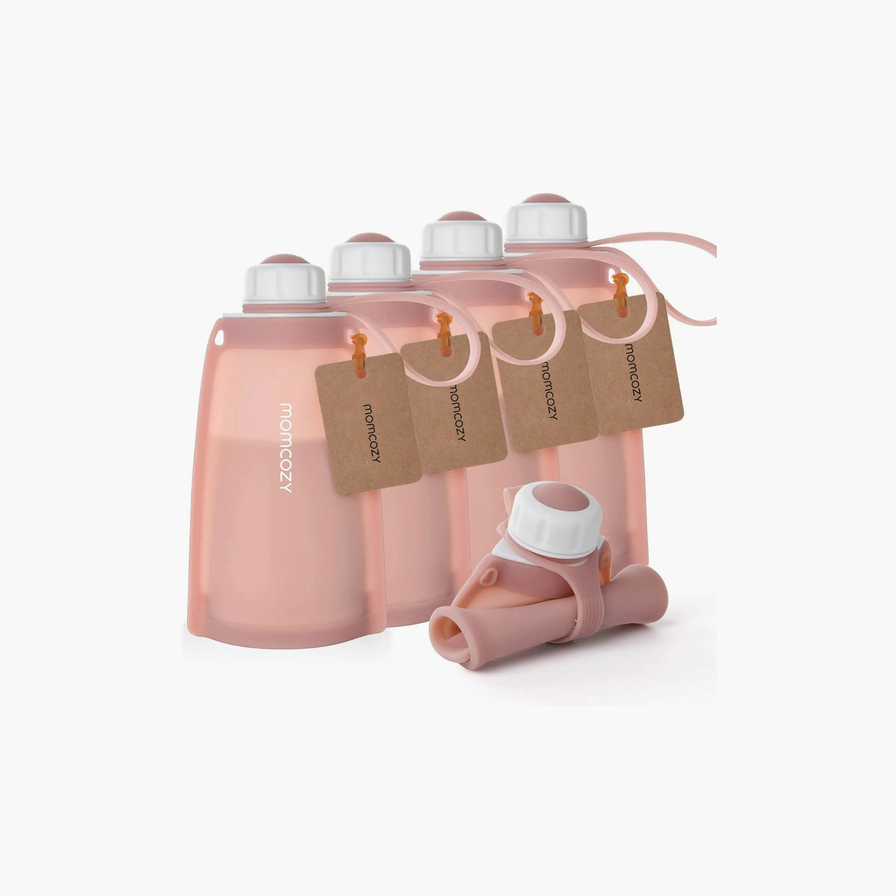 Momcozy 5-Piece Silicone Milk Storage Bags-baby-feeding-mealtimeessentials-image-1