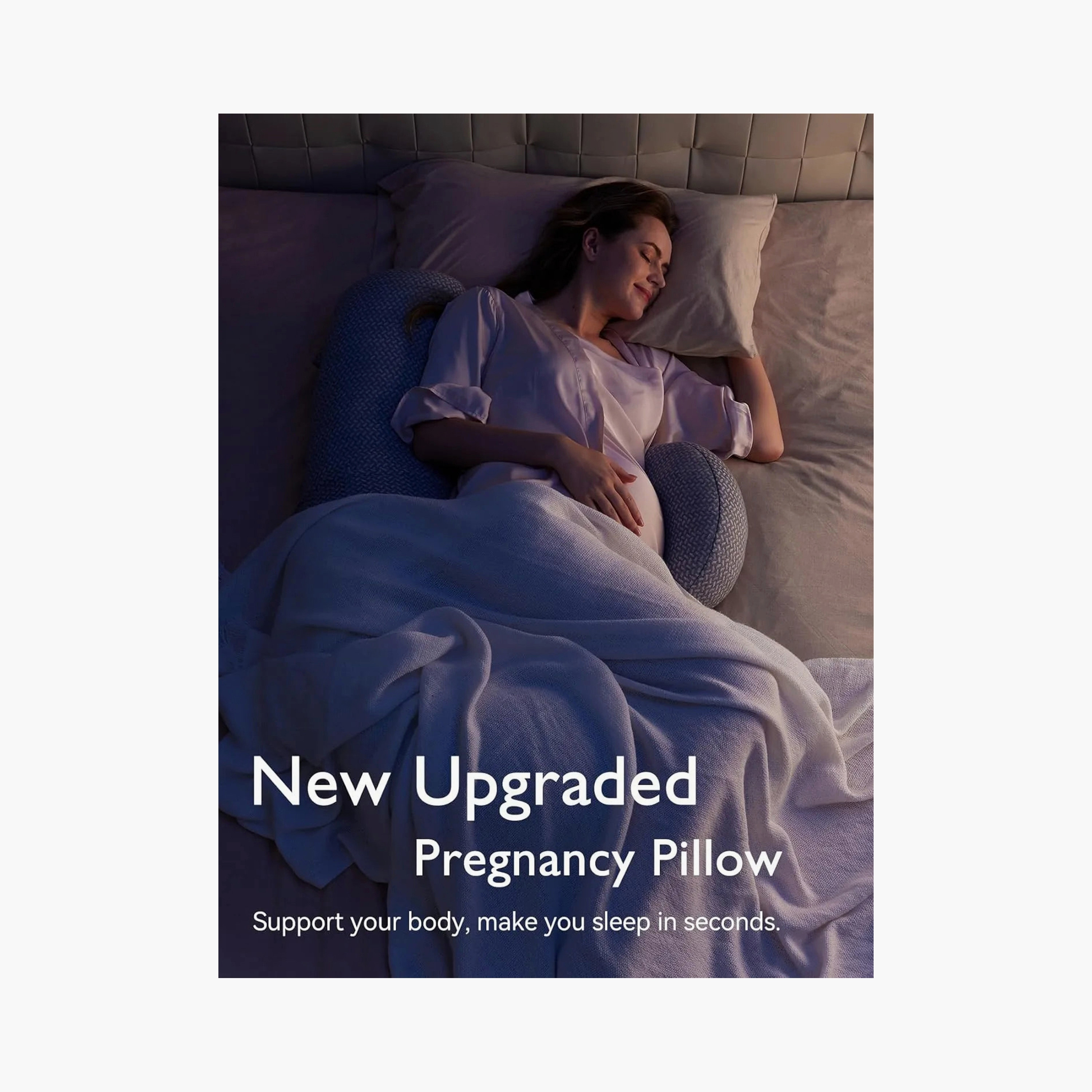 Momcozy F-Shaped Pregnancy Pillow with Air Layer Cover-baby-maternalcare-pregnancypillows-image-2