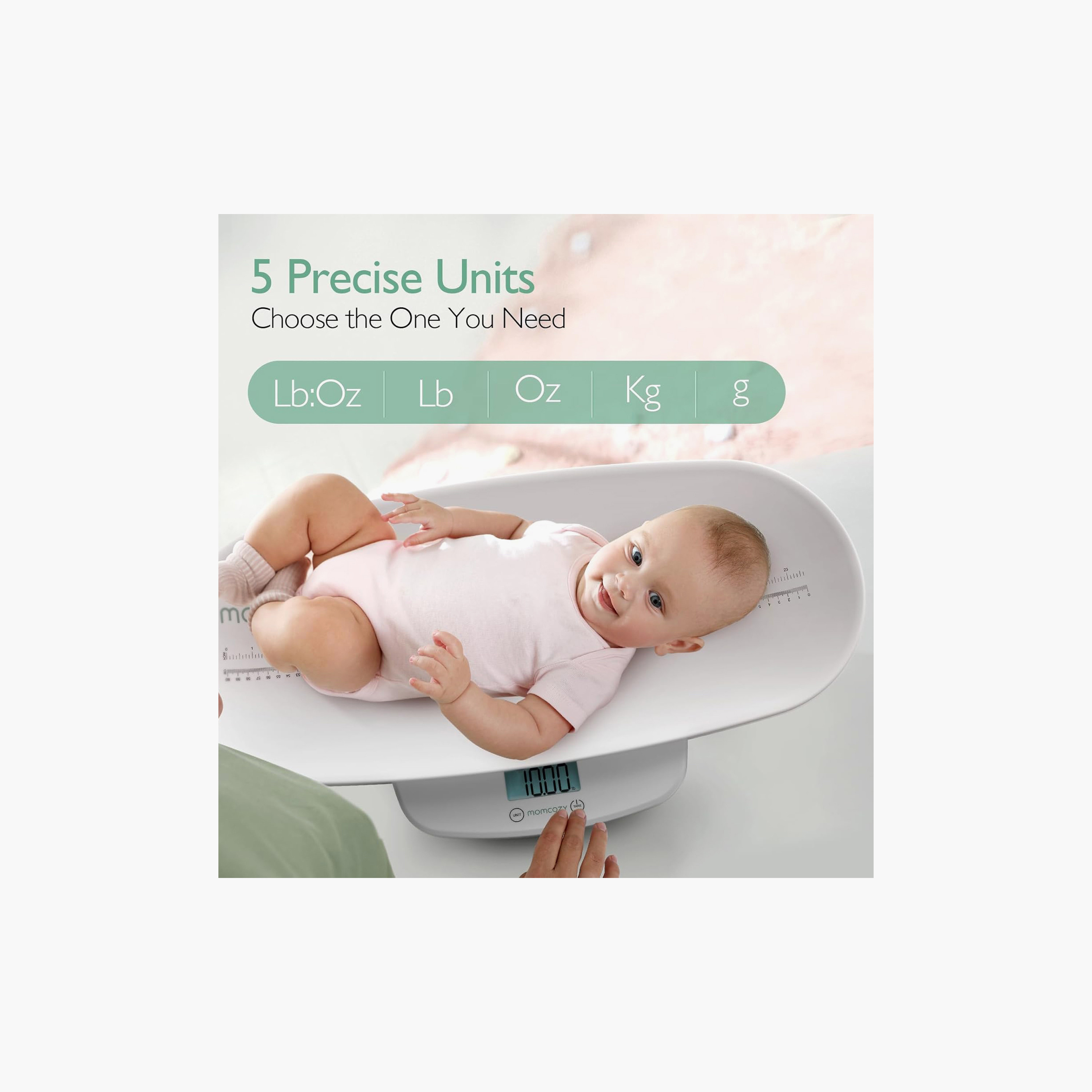 Momcozy Digital Baby Scale AZ01-baby-healthandsafety-babymonitors-image-2