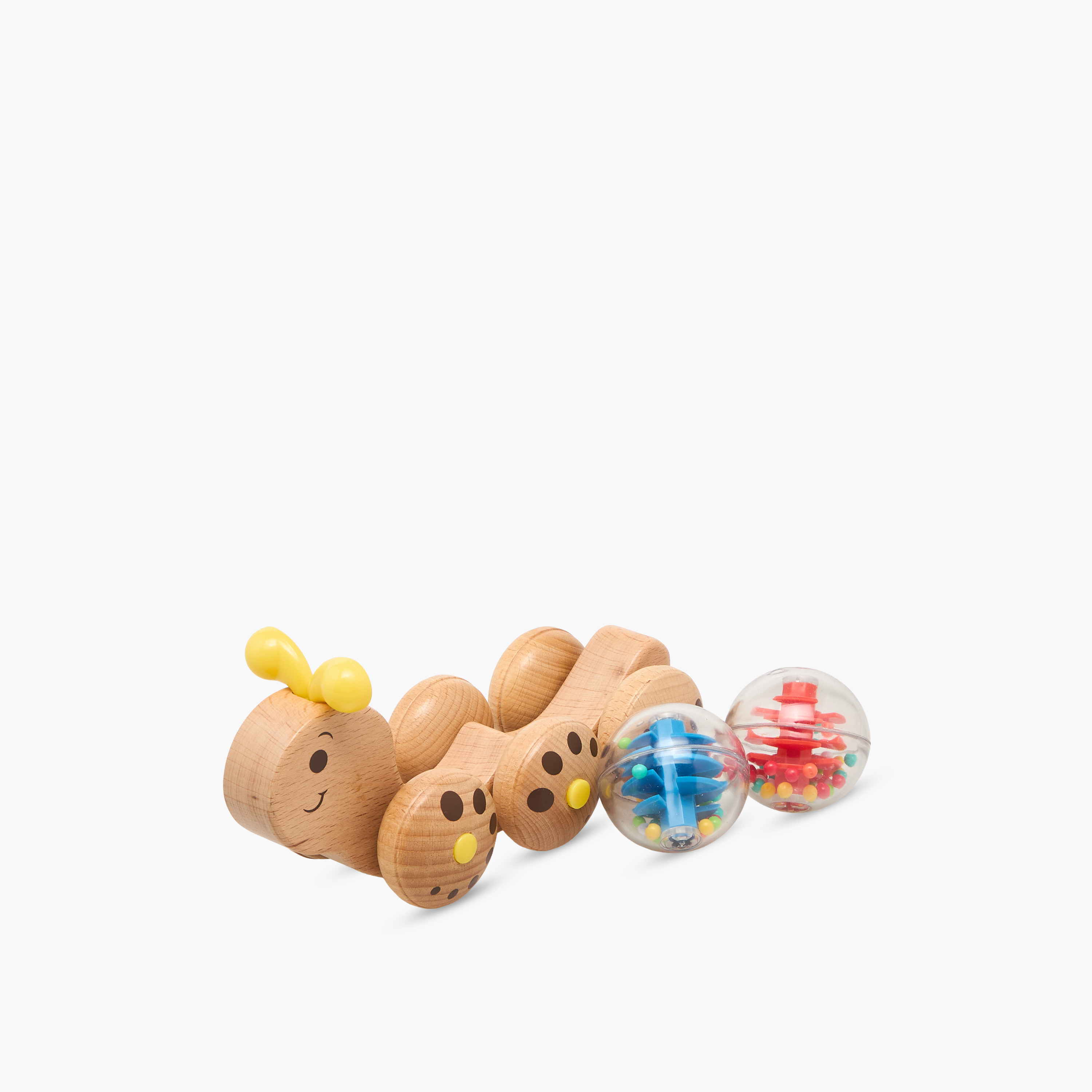 Play & Go Wooden Rolling Caterpillar Toy-toys-babyandtoddlertoys-pushandpulltoys-image-2