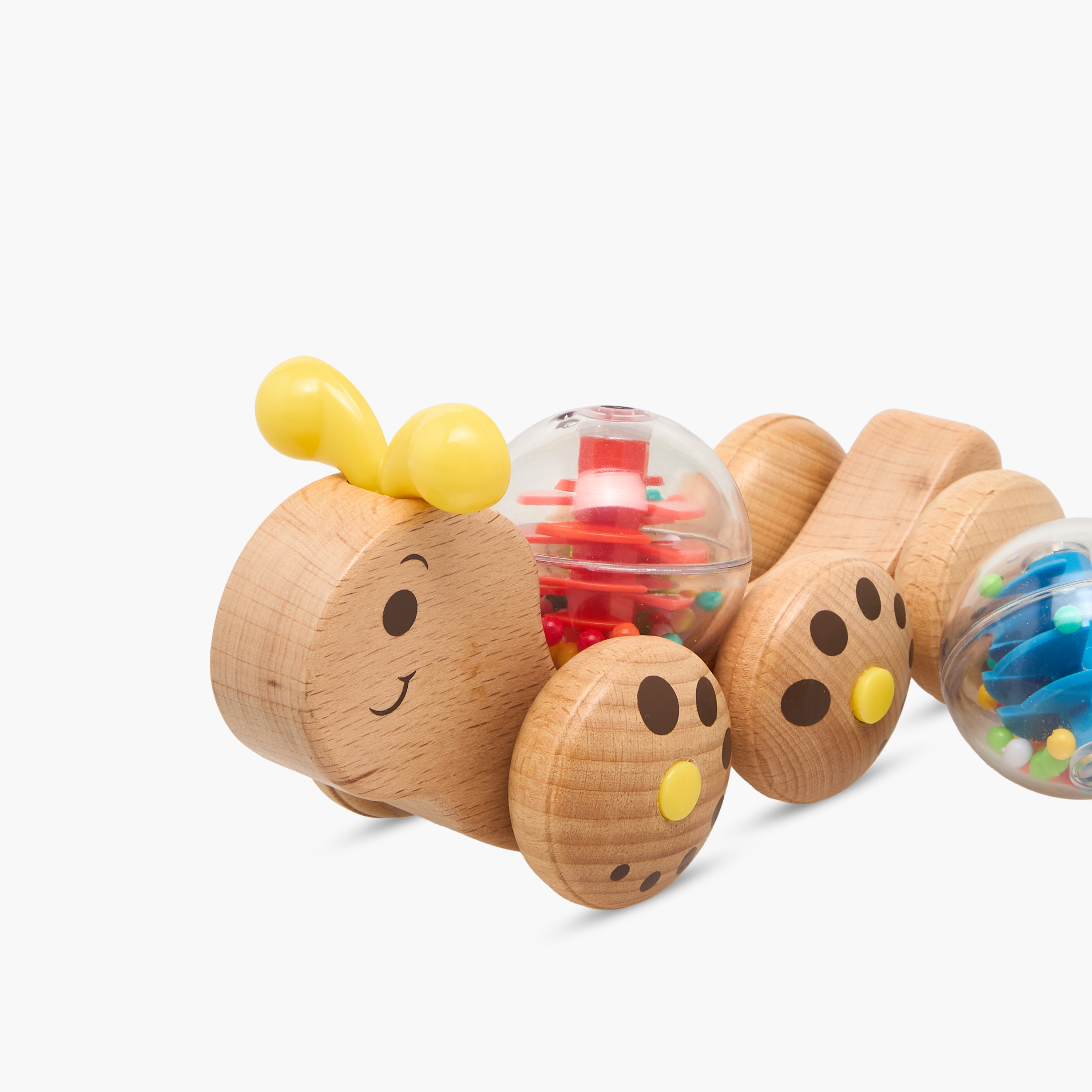 Play & Go Wooden Rolling Caterpillar Toy-toys-babyandtoddlertoys-pushandpulltoys-image-4