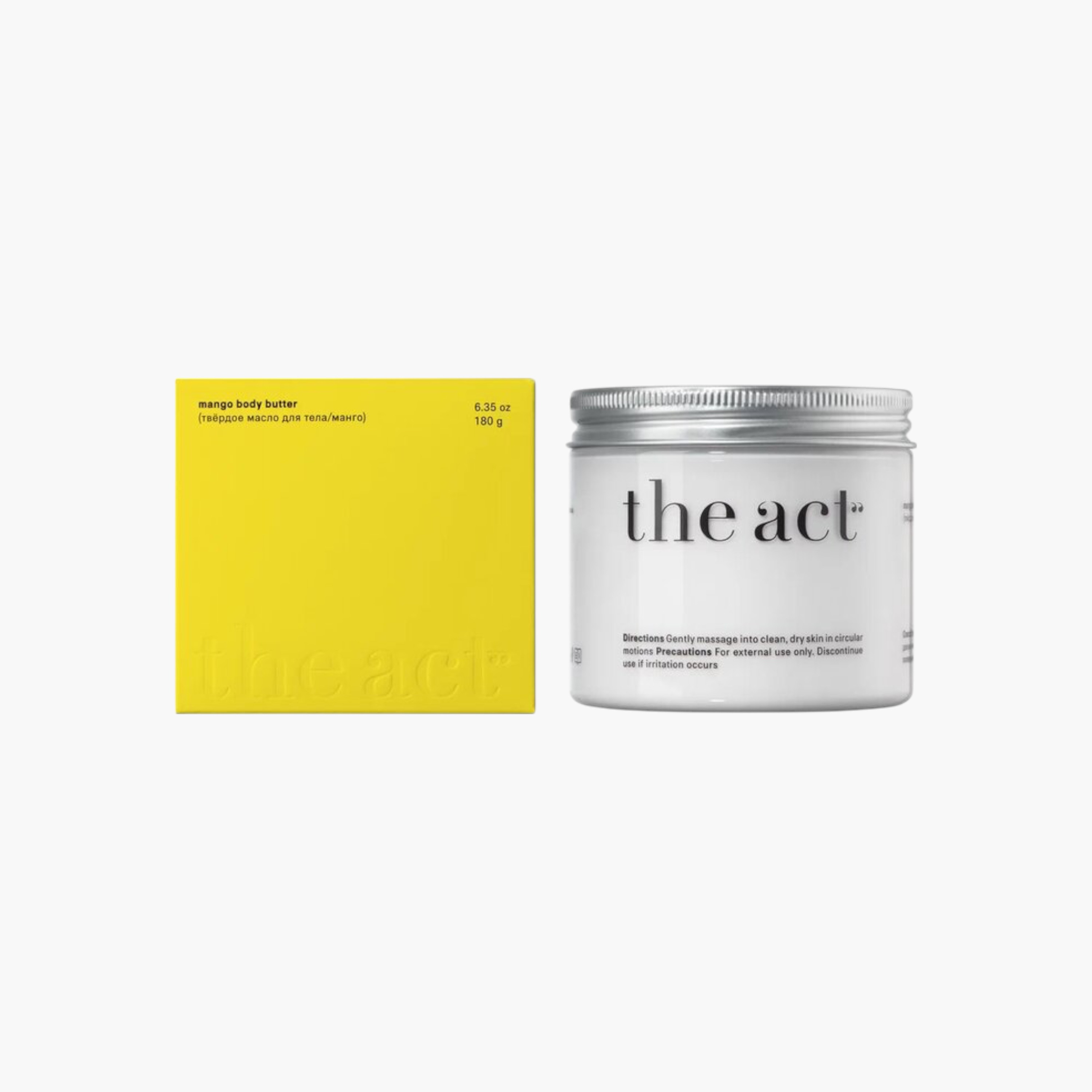 THE ACT Mango Body Butter - 180 gms-beautyandpersonalcare-bathandbody-bodycare-bodybutters-image-2