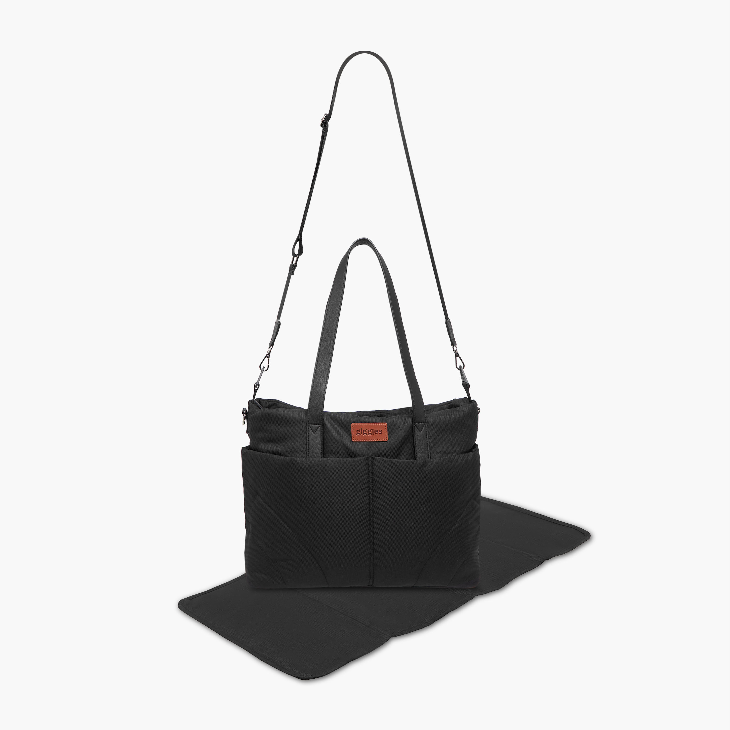 Giggles Archie Diaper Bag with Changing Mat, Small-baby-diapering-diaperbags-image-1