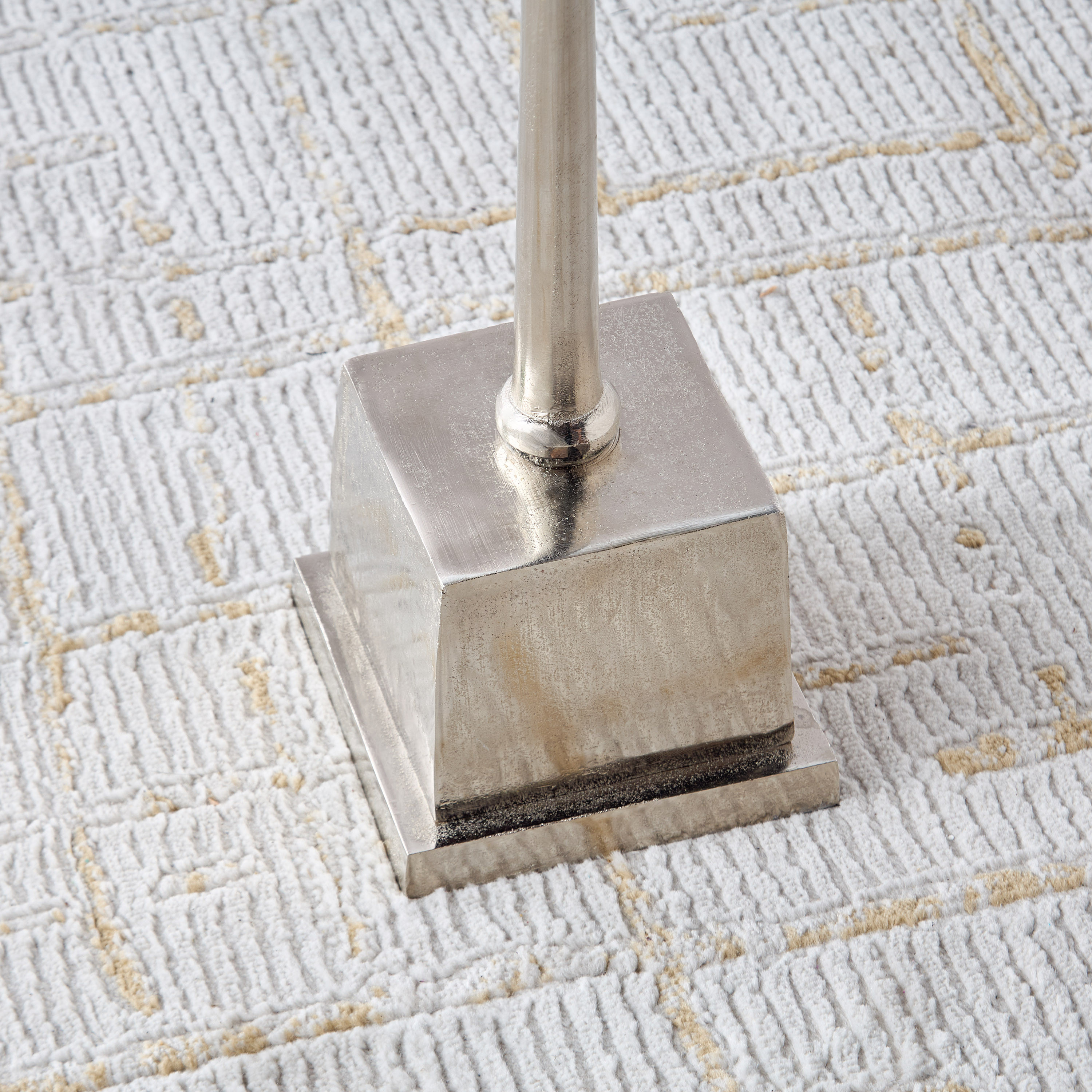 Marble Top Accent Table - 30x55 cms-furniture-livingroom-sideandendtables-image-4