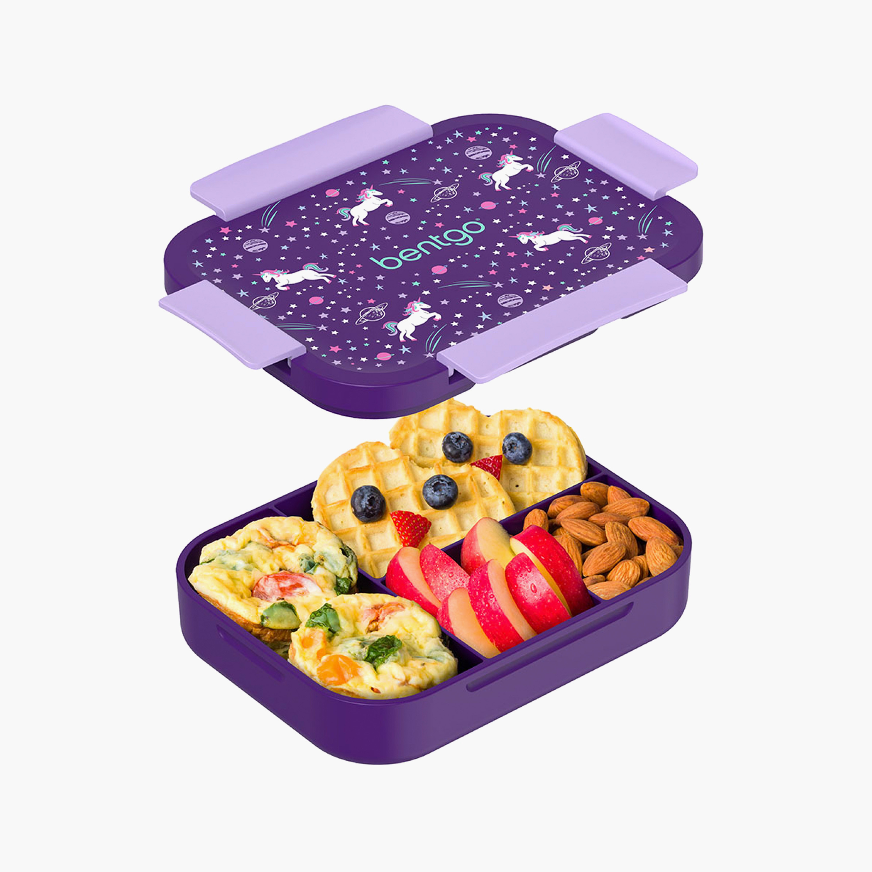 Bentgo Kids Unicorn Print 4-Compartment Lunch Box-school-lunchessentials-lunchboxes-image-1