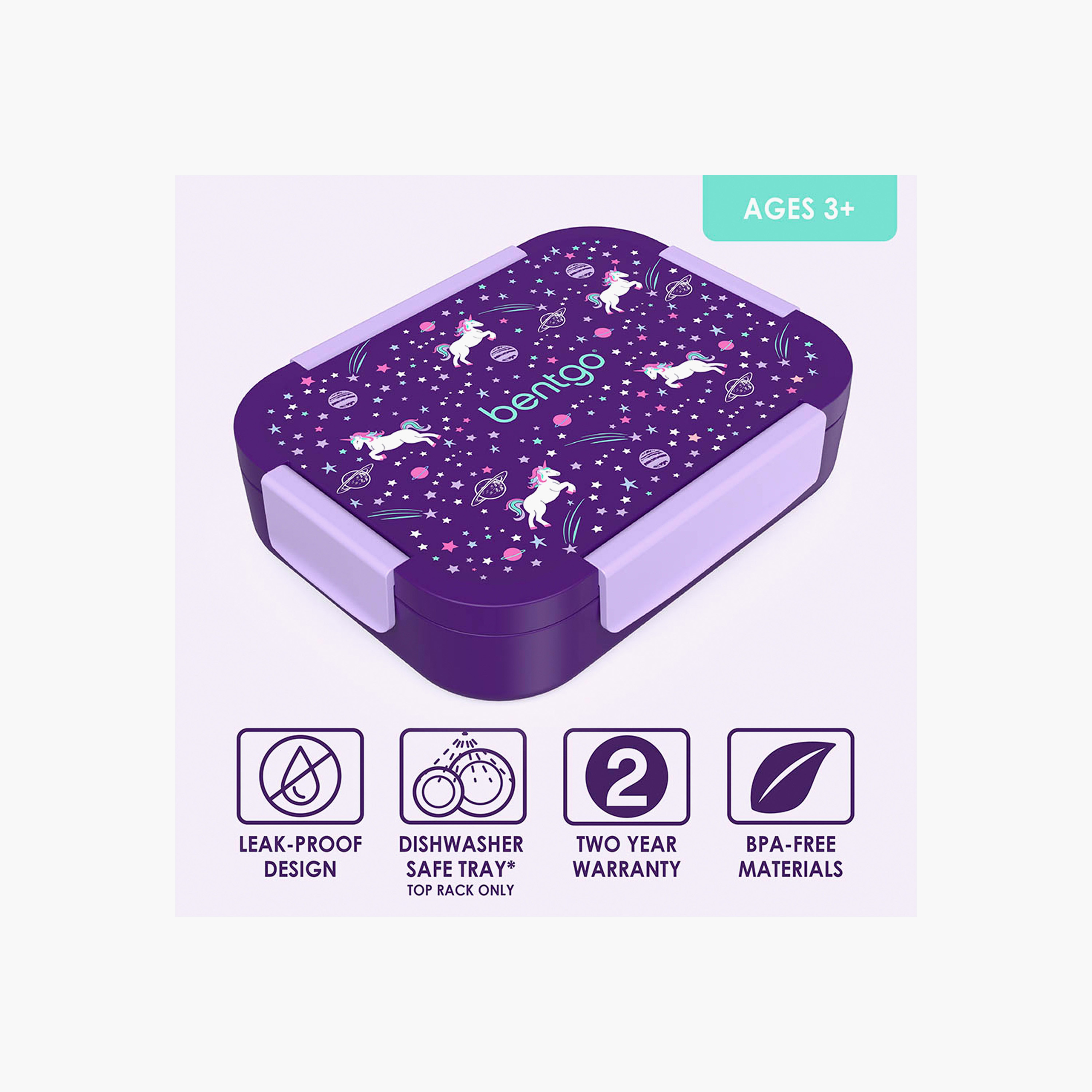 Bentgo Kids Unicorn Print 4-Compartment Lunch Box-school-lunchessentials-lunchboxes-image-4