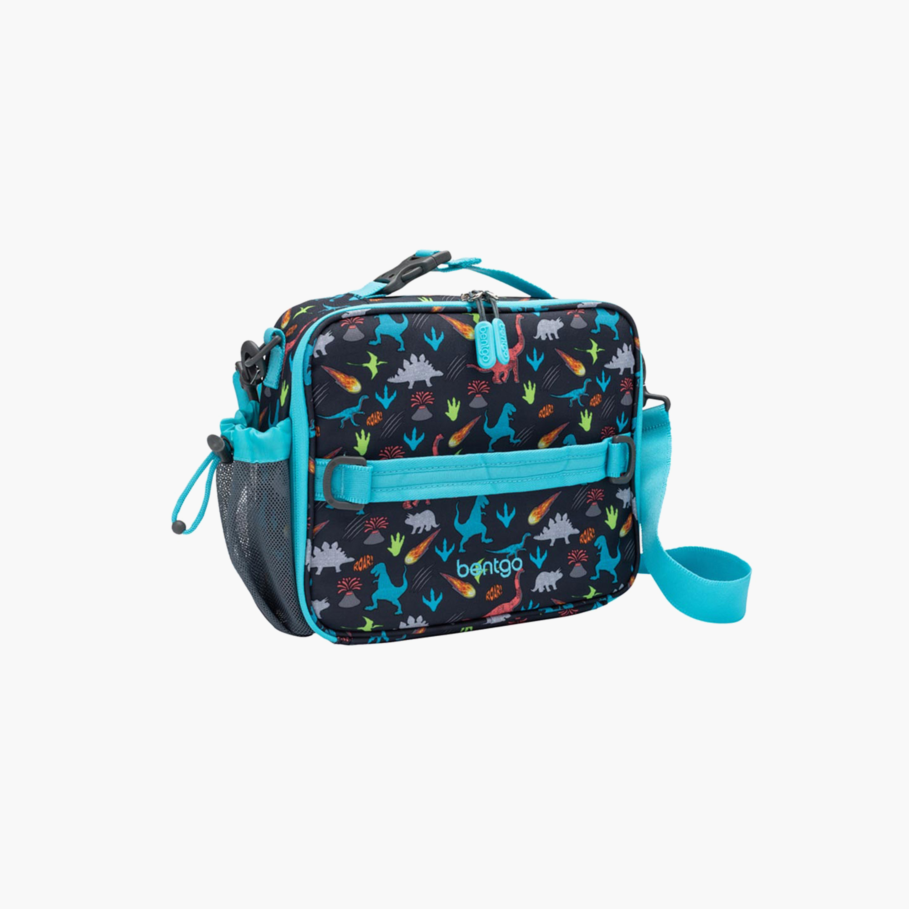 Bentgo Dinosaur Print Insulated Lunch Bag with Zip Closure-school-lunchessentials-lunchbags-image-1