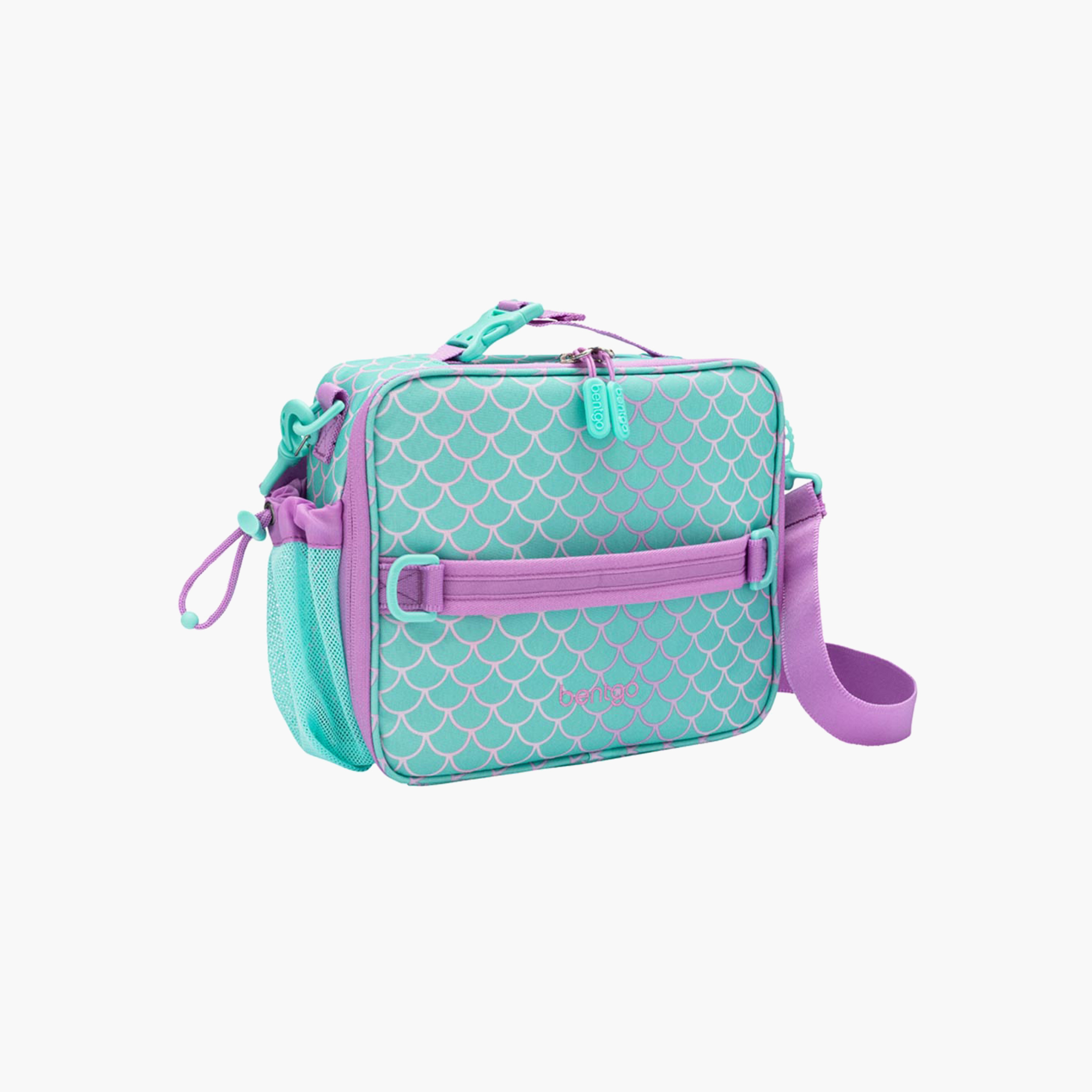 شنطة غداء معزولة بطبعات حورية البحر وسحاب إغلاق للأطفال من بنتجو-school-lunchessentials-lunchbags-image-1