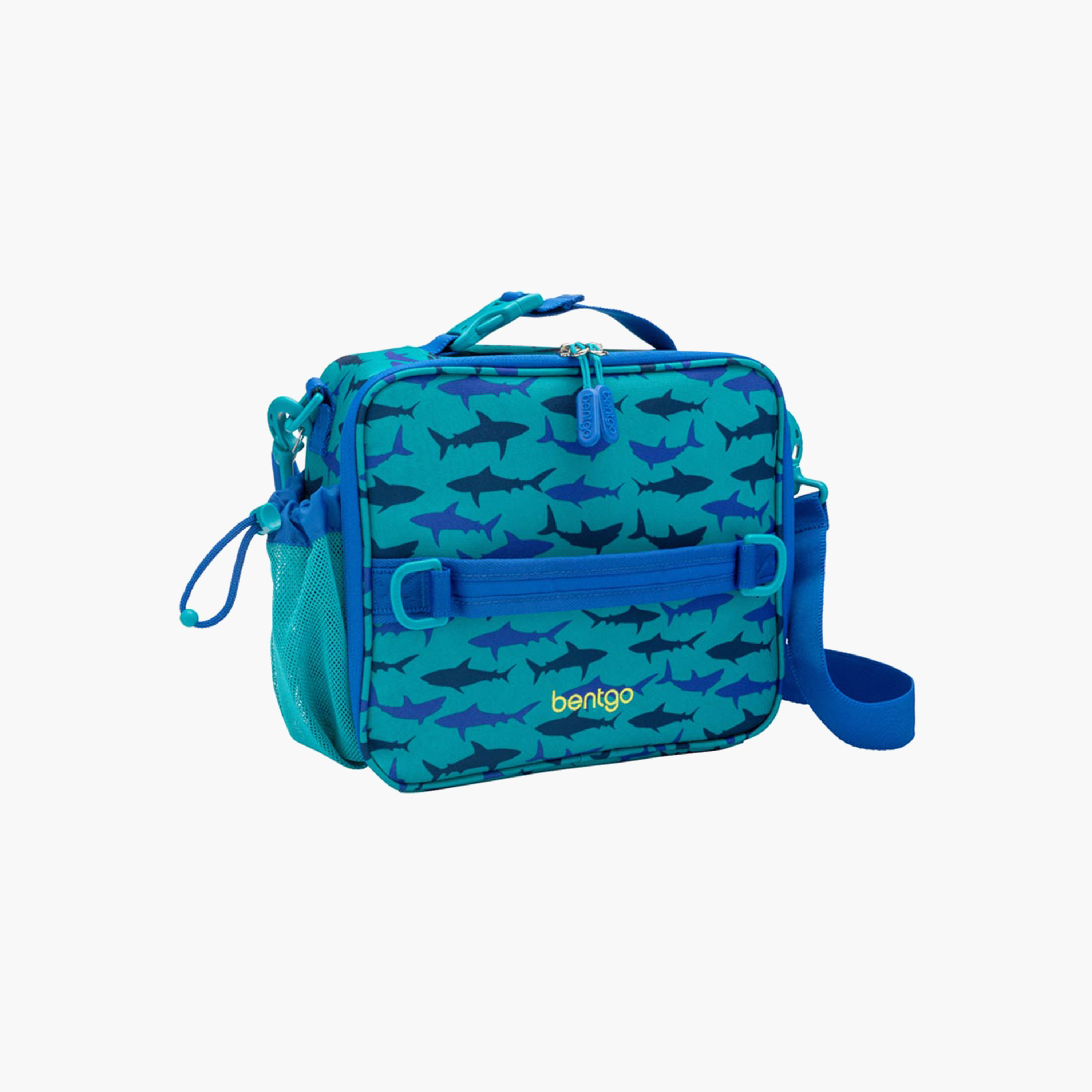 شنطة غداء معزولة بطبعات قرش للأطفال بسحاب إغلاق من بنتجو-school-lunchessentials-lunchbags-image-1
