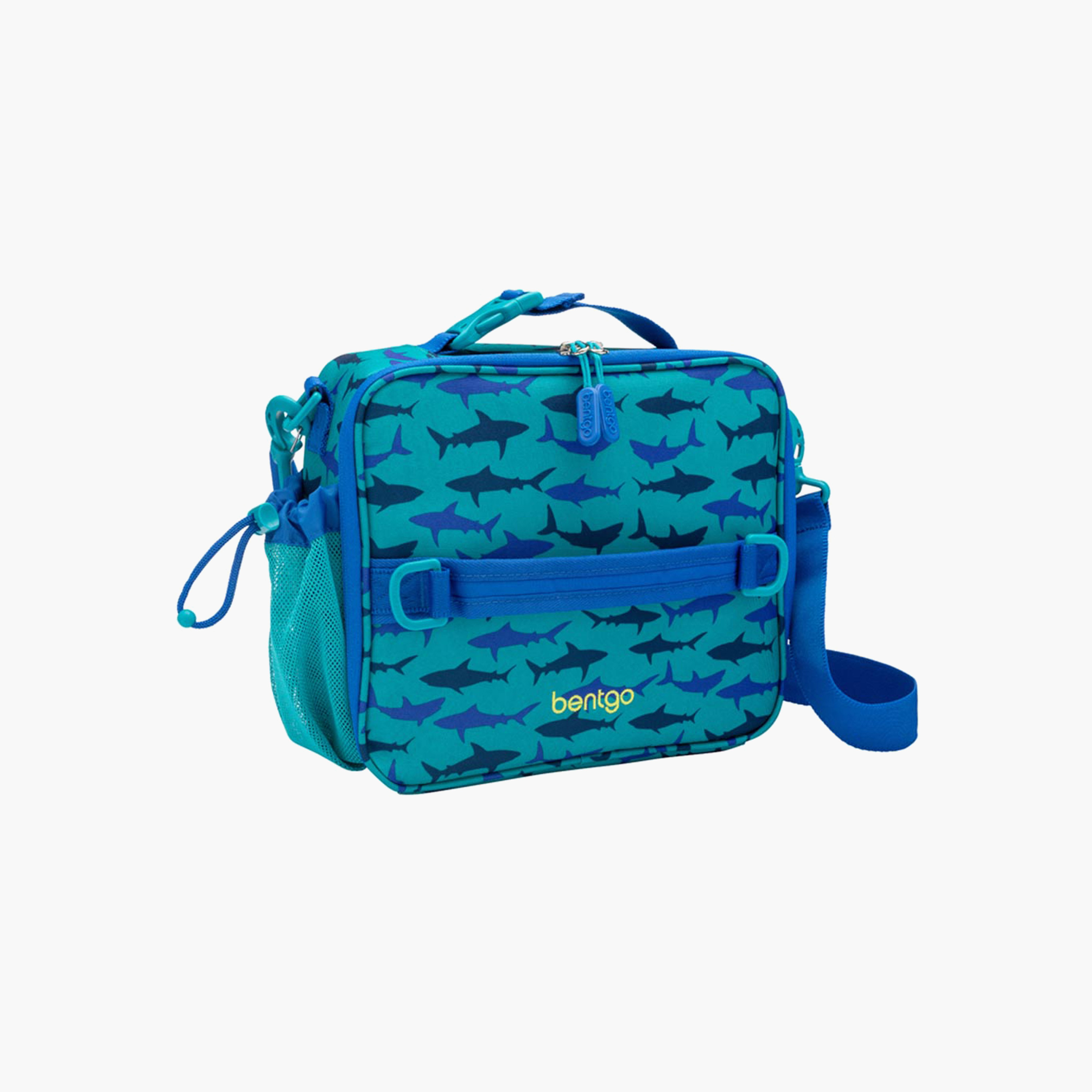 Bentgo Kids Shark Print Insulated Lunch Bag with Zip Closure-school-lunchessentials-lunchbags-image-4