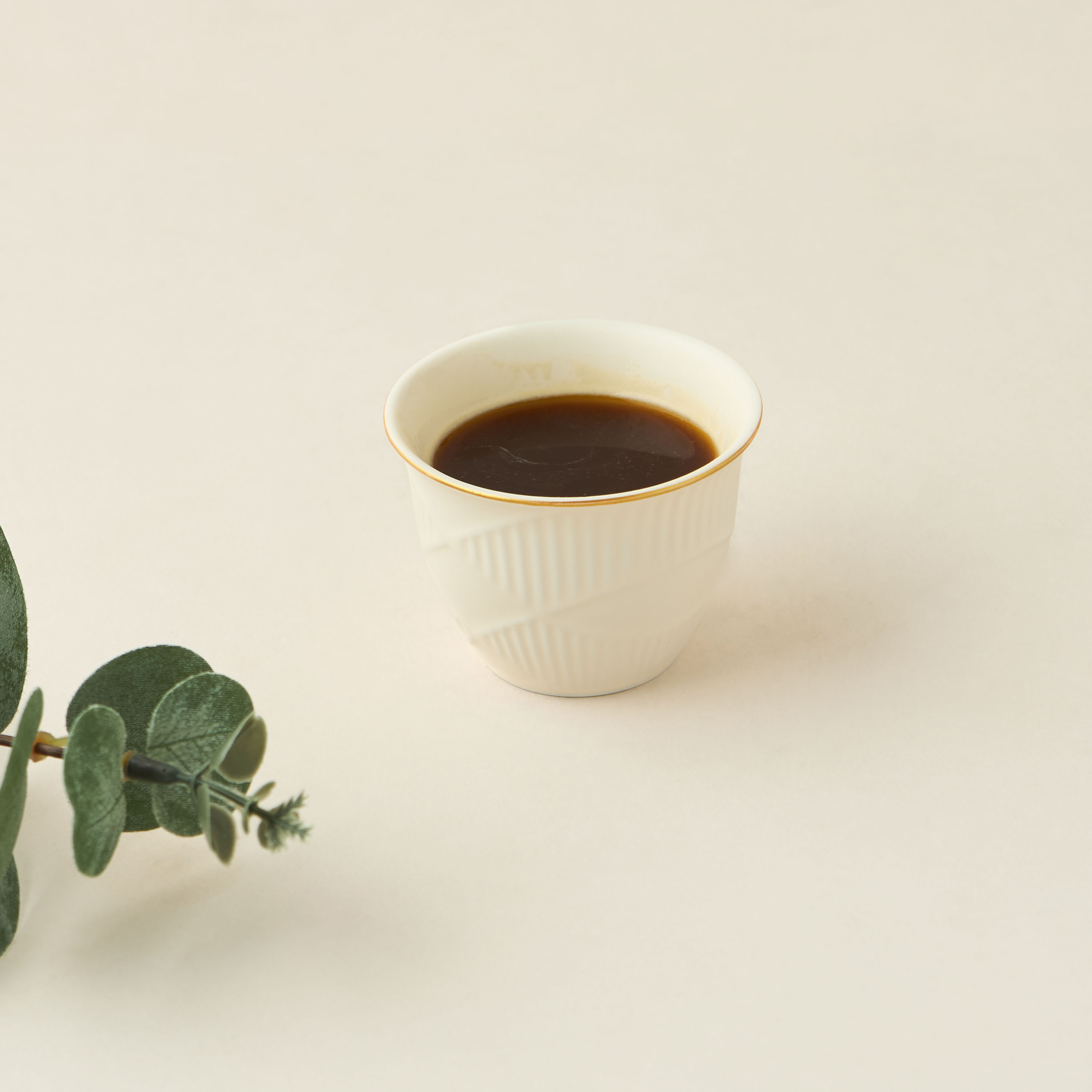 Hiba Textured 6-Piece New Bone China Kahwa Cup Set - 70 ml-household-dining-teaandcoffee-teaandcoffeesets-image-3