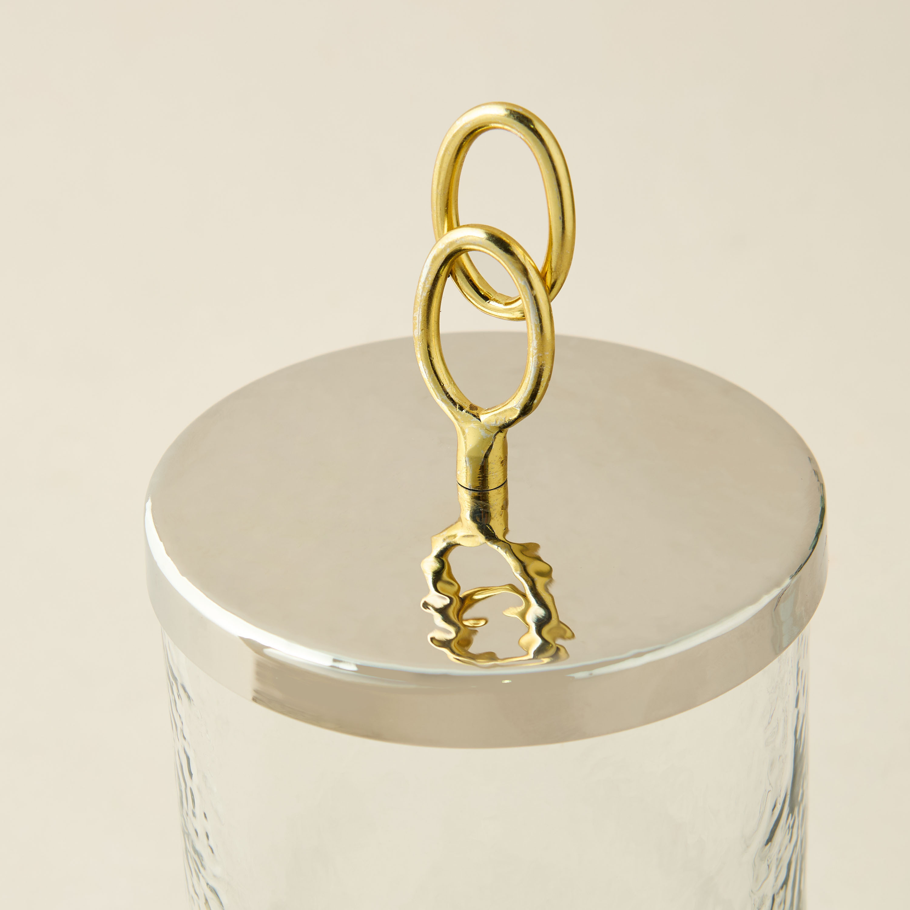 Knob Detail Canister - 22x10 cms-household-kitchen-foodstorage-canistersandjars-image-3