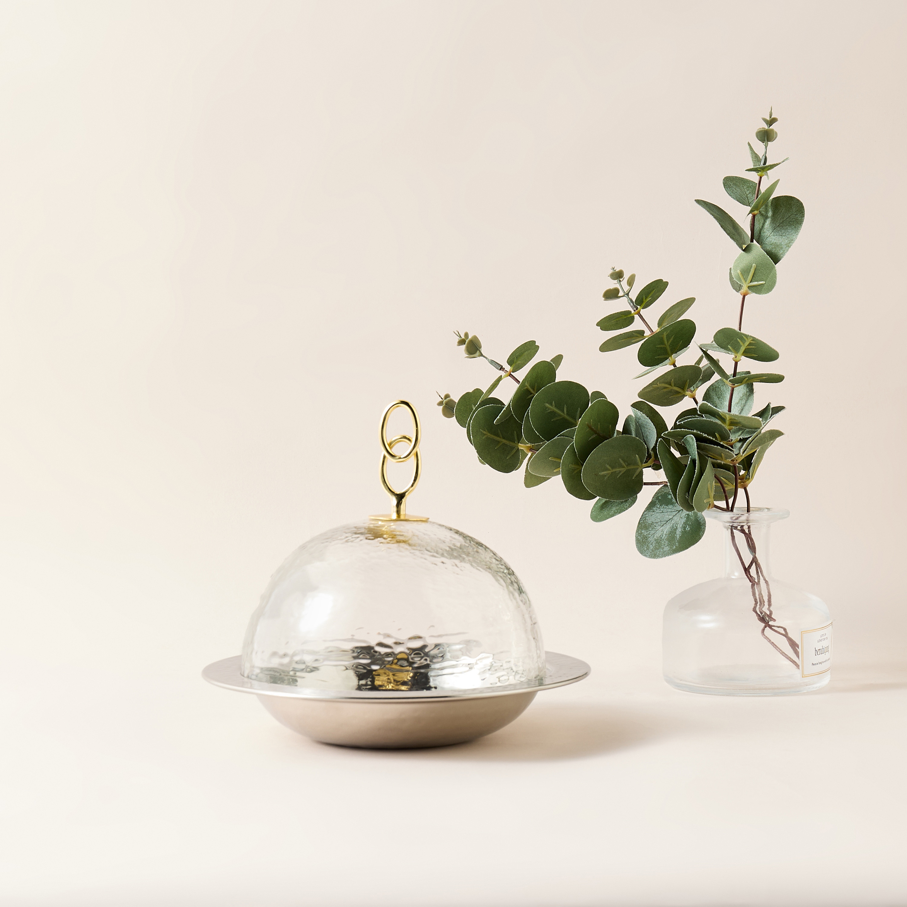 Stainless Steel Date Bowl with Dome Lid - 20 cms-household-dining-dinnerware-bowls-image-1