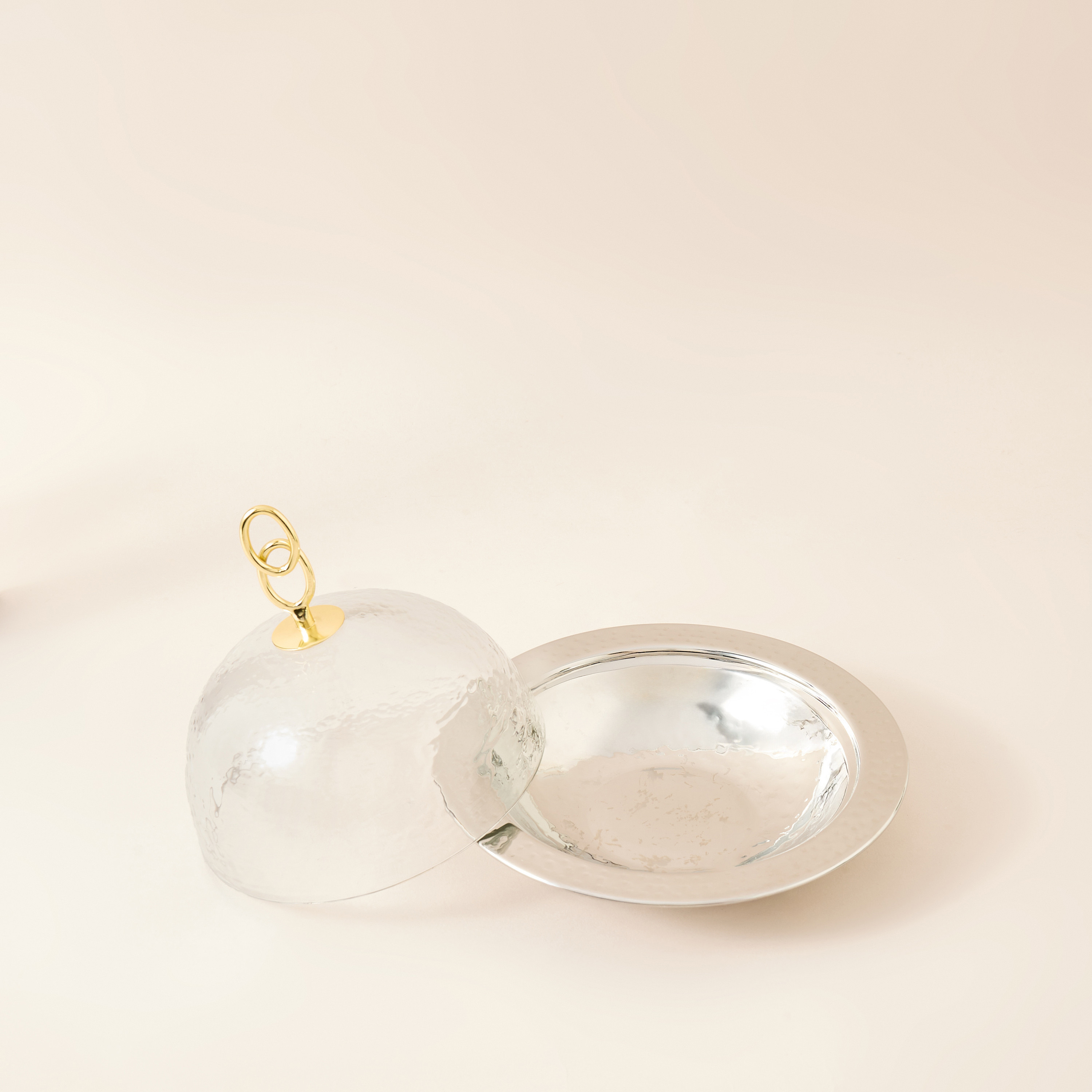 Stainless Steel Date Bowl with Dome Lid - 20 cms-household-dining-dinnerware-bowls-image-4