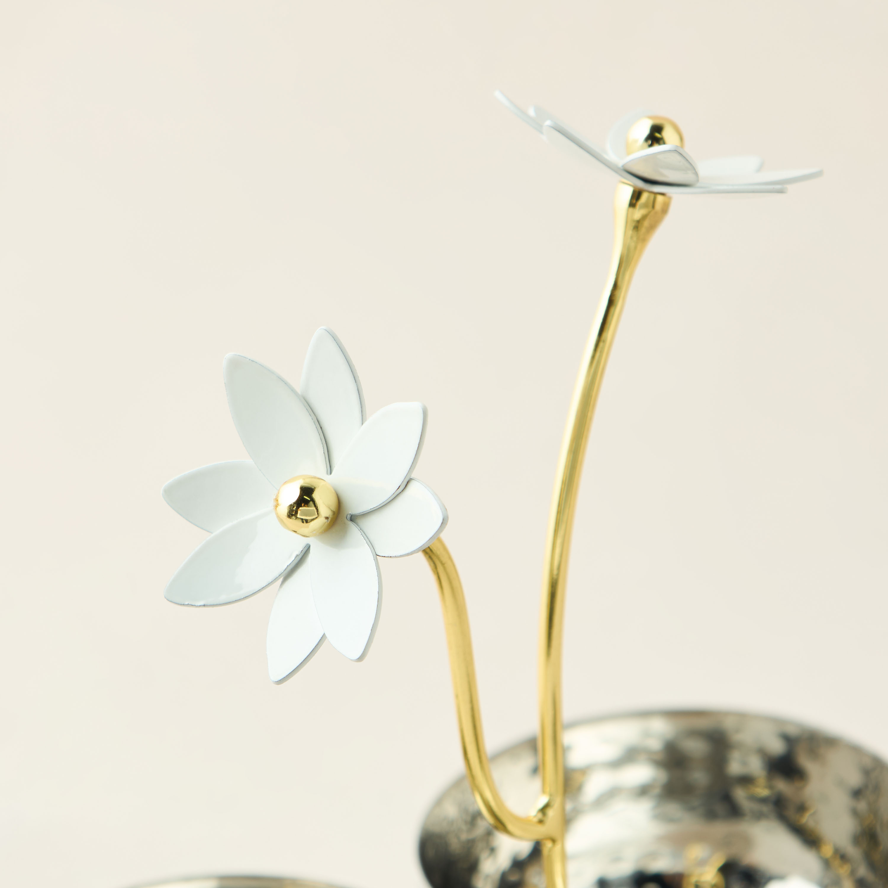 Floral Accent 3-Partition Nut Serving Bowl - 18x23 cms-household-dining-dinnerware-bowls-image-4