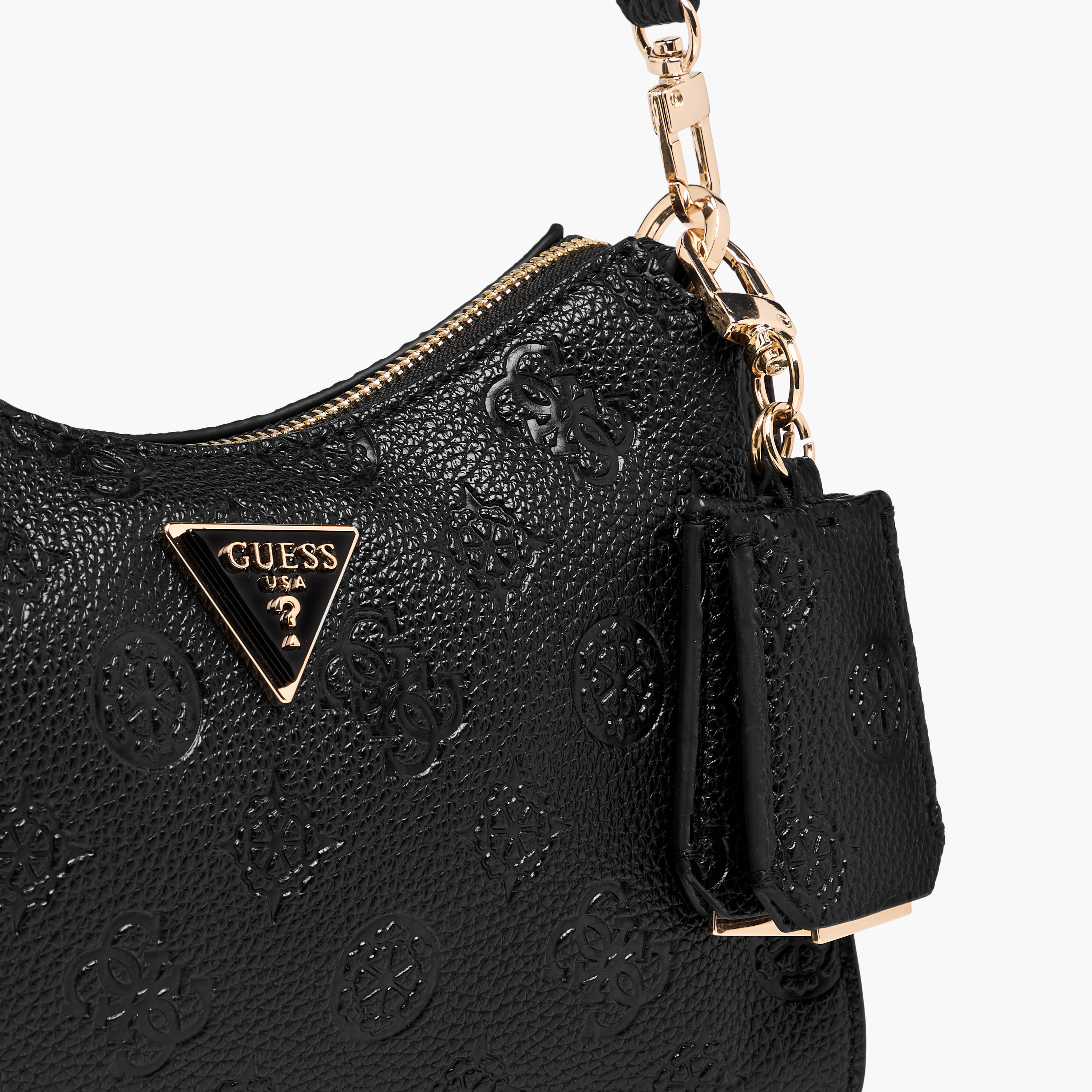 Guess Cresidia Embossed Shoulder Bag with Zip Closure-women-bagsandwallets-handbags-image-5