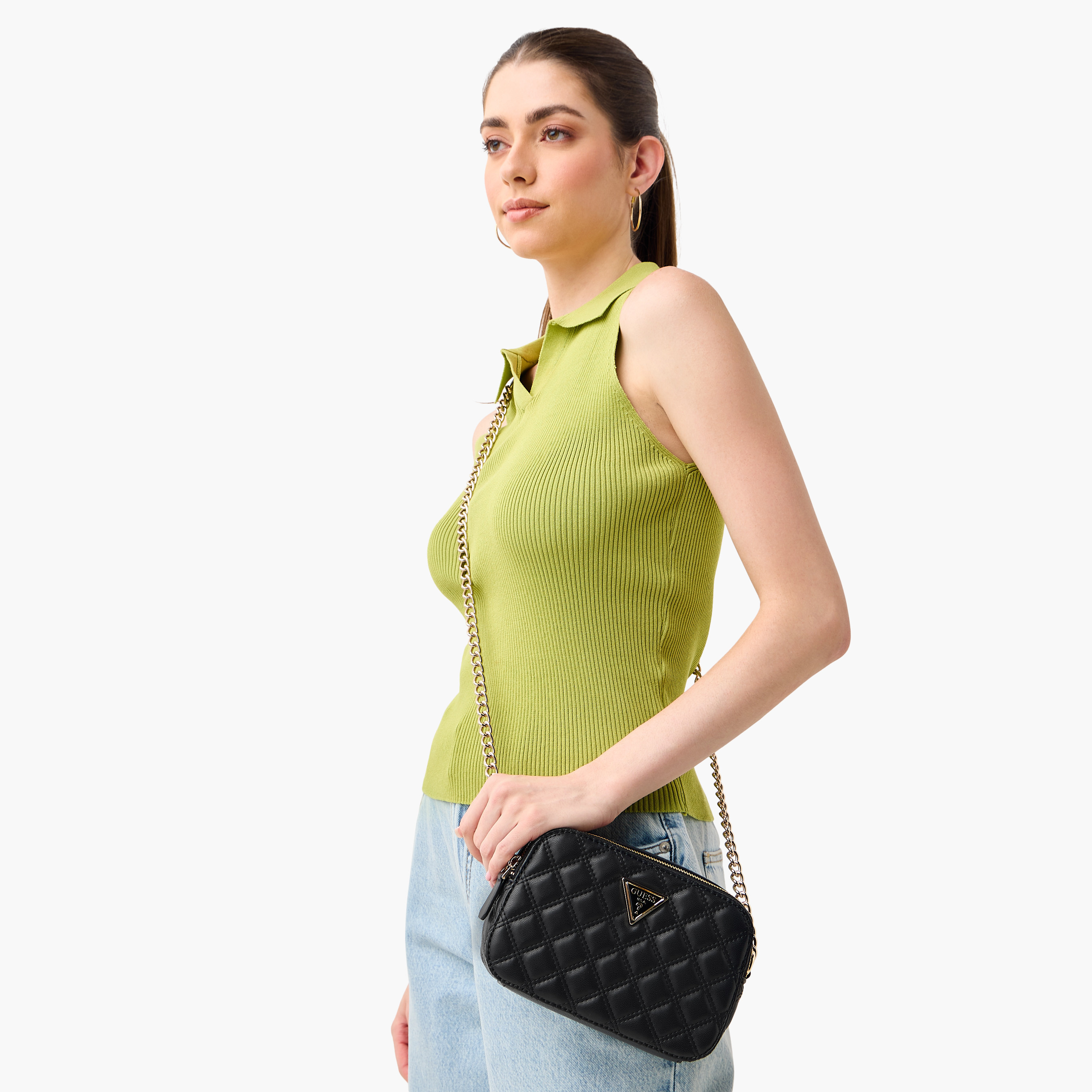 Guess Giully Camera Quilted Crossbody Bag with Chain Strap-women-bagsandwallets-handbags-image-2