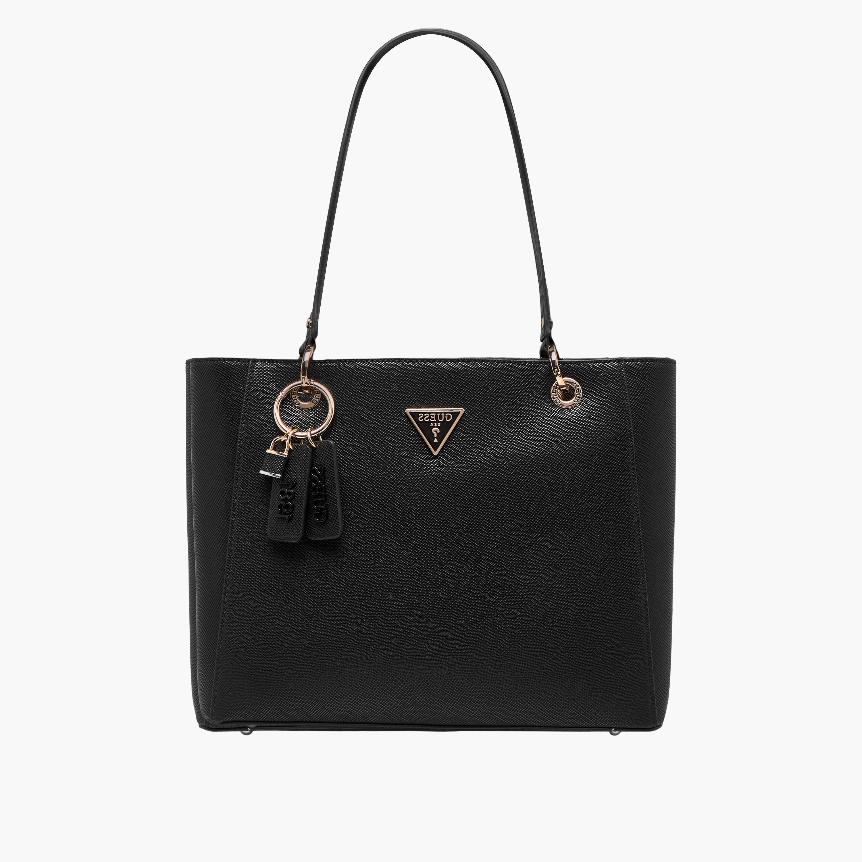 Guess Noelle Noel Textured Tote Bag with Double Handle-women-bagsandwallets-handbags-image-1
