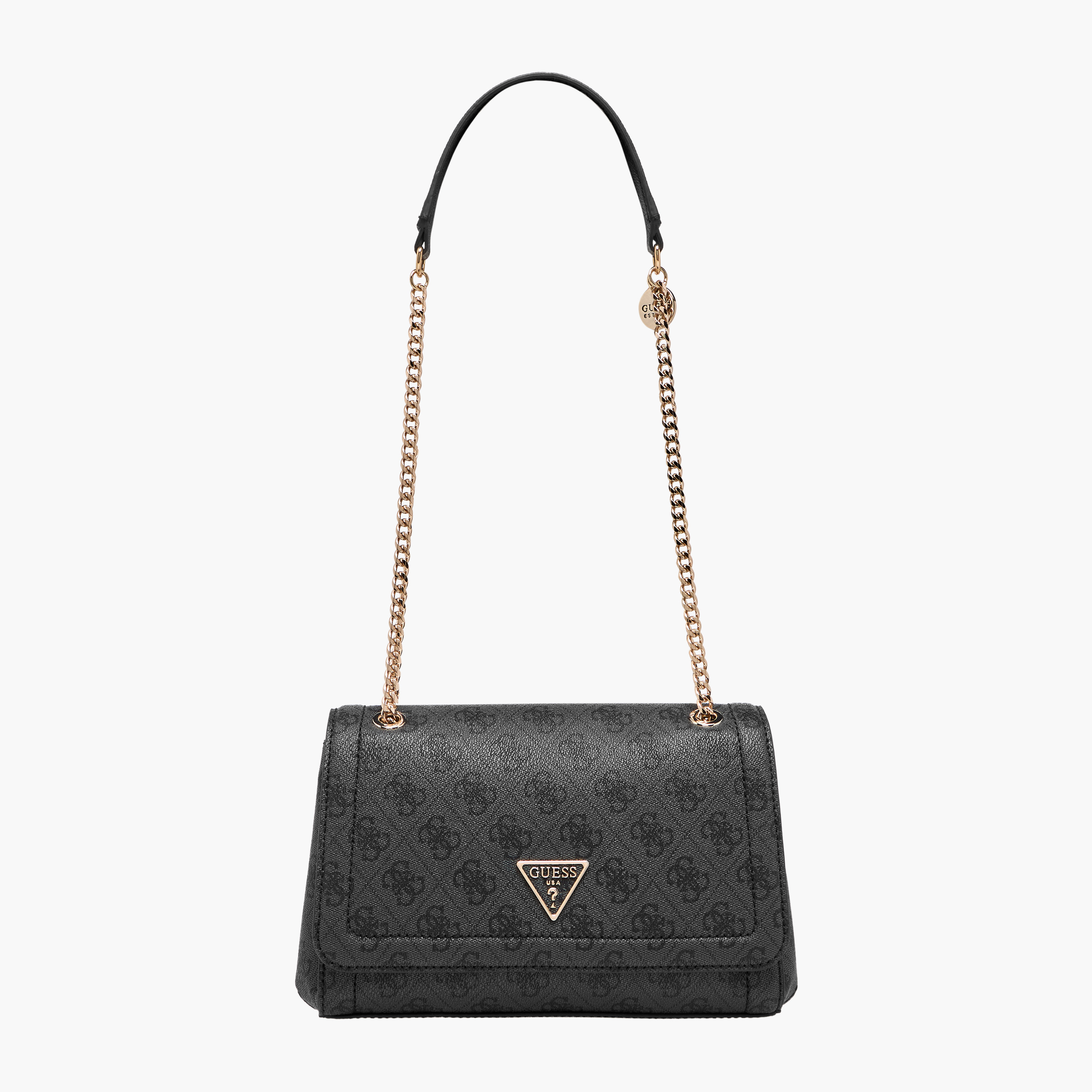 Guess Noelle Girlfriend Printed Crossbody Bag with Button Closure-women-bagsandwallets-handbags-image-1