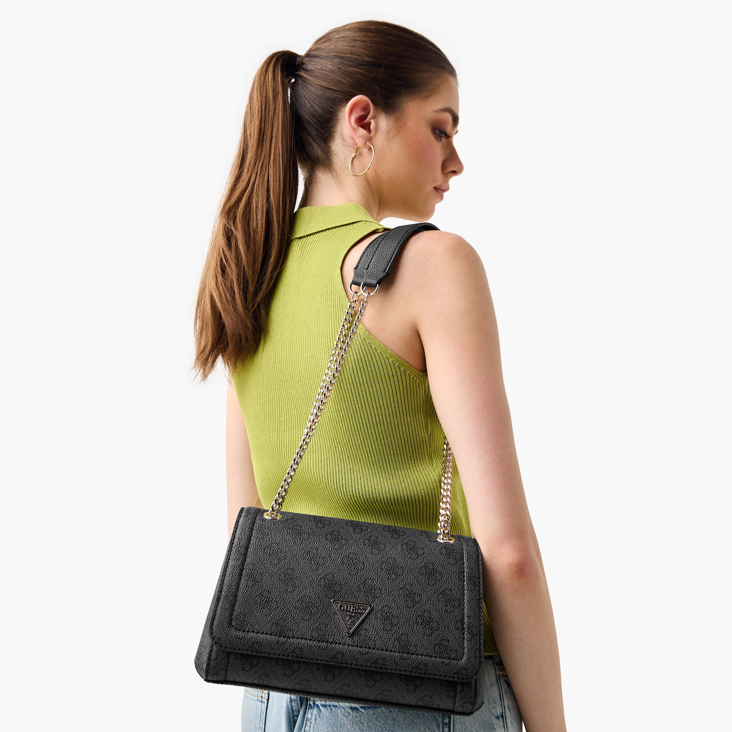 Guess Noelle Girlfriend Printed Crossbody Bag with Button Closure-women-bagsandwallets-handbags-image-2