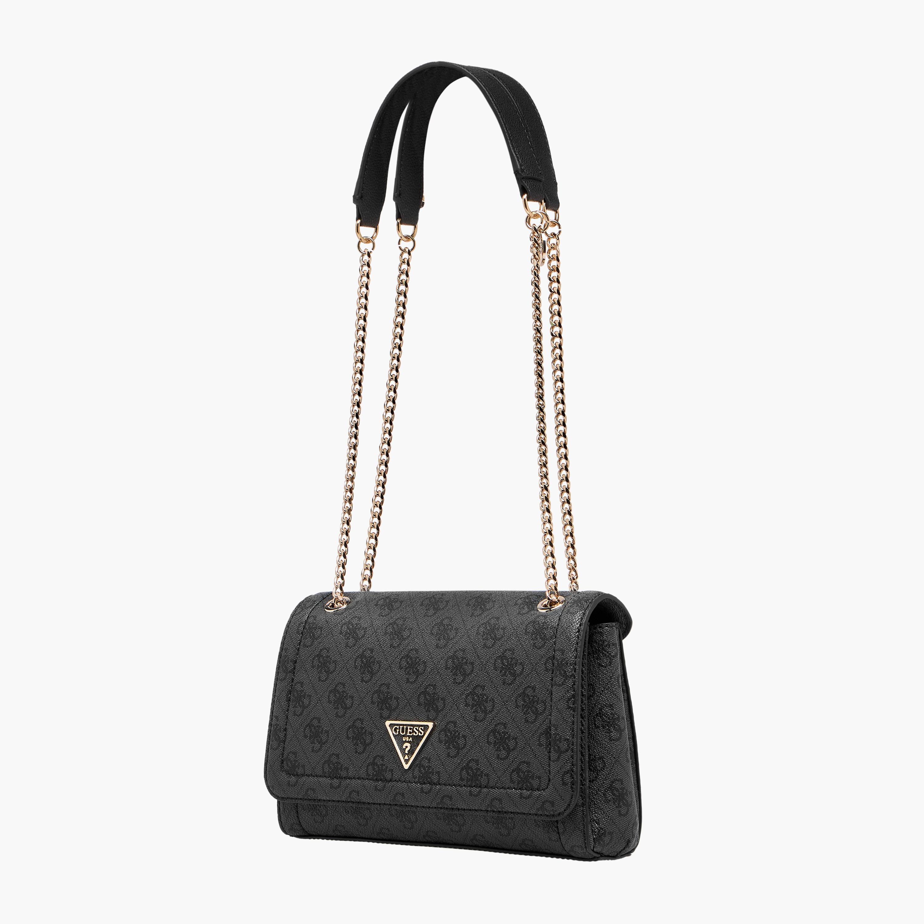 Guess Noelle Girlfriend Printed Crossbody Bag with Button Closure-women-bagsandwallets-handbags-image-3