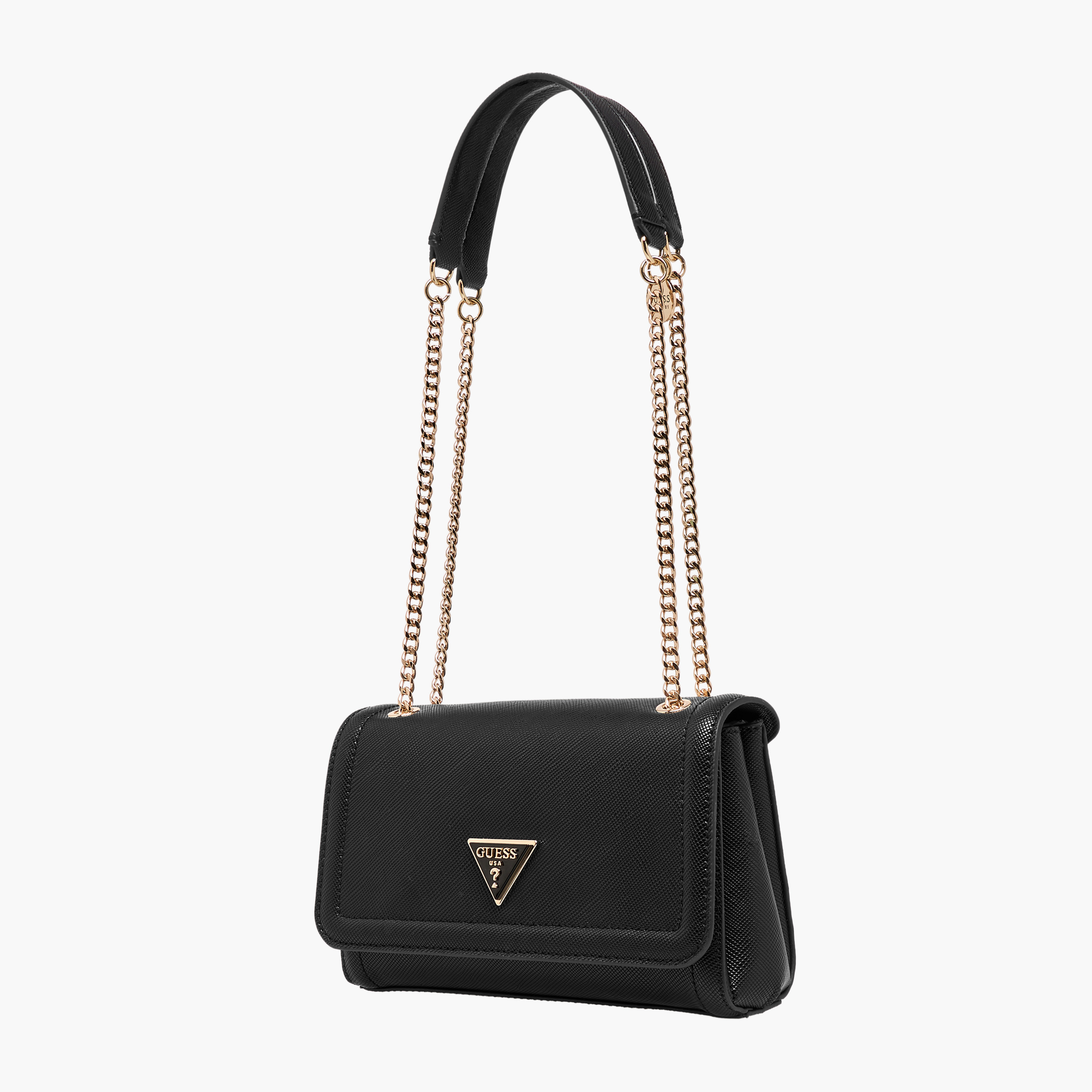 Guess Noella Textured Crossbody Bag with Chain Strap-women-bagsandwallets-handbags-image-3