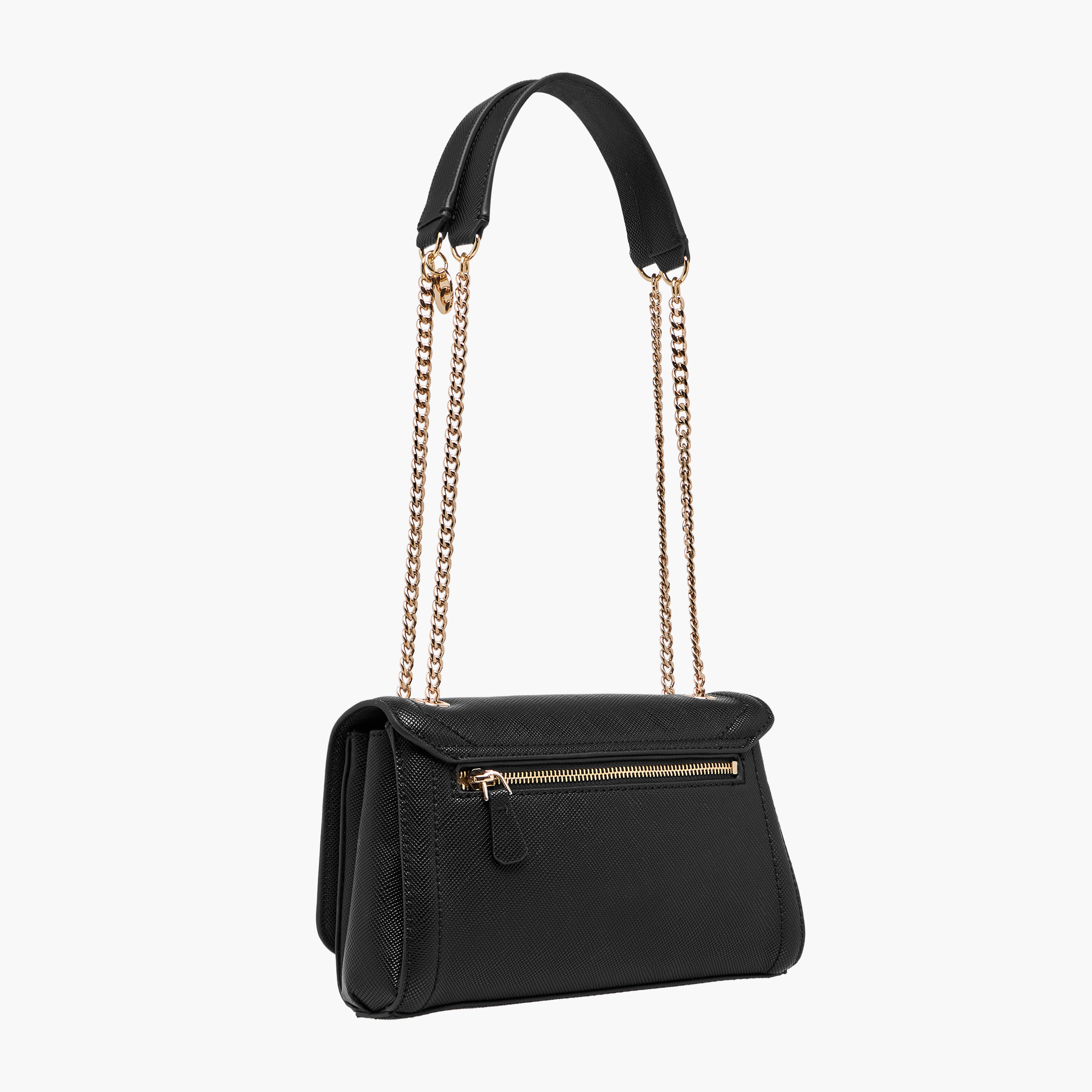 Guess Noella Textured Crossbody Bag with Chain Strap-women-bagsandwallets-handbags-image-4