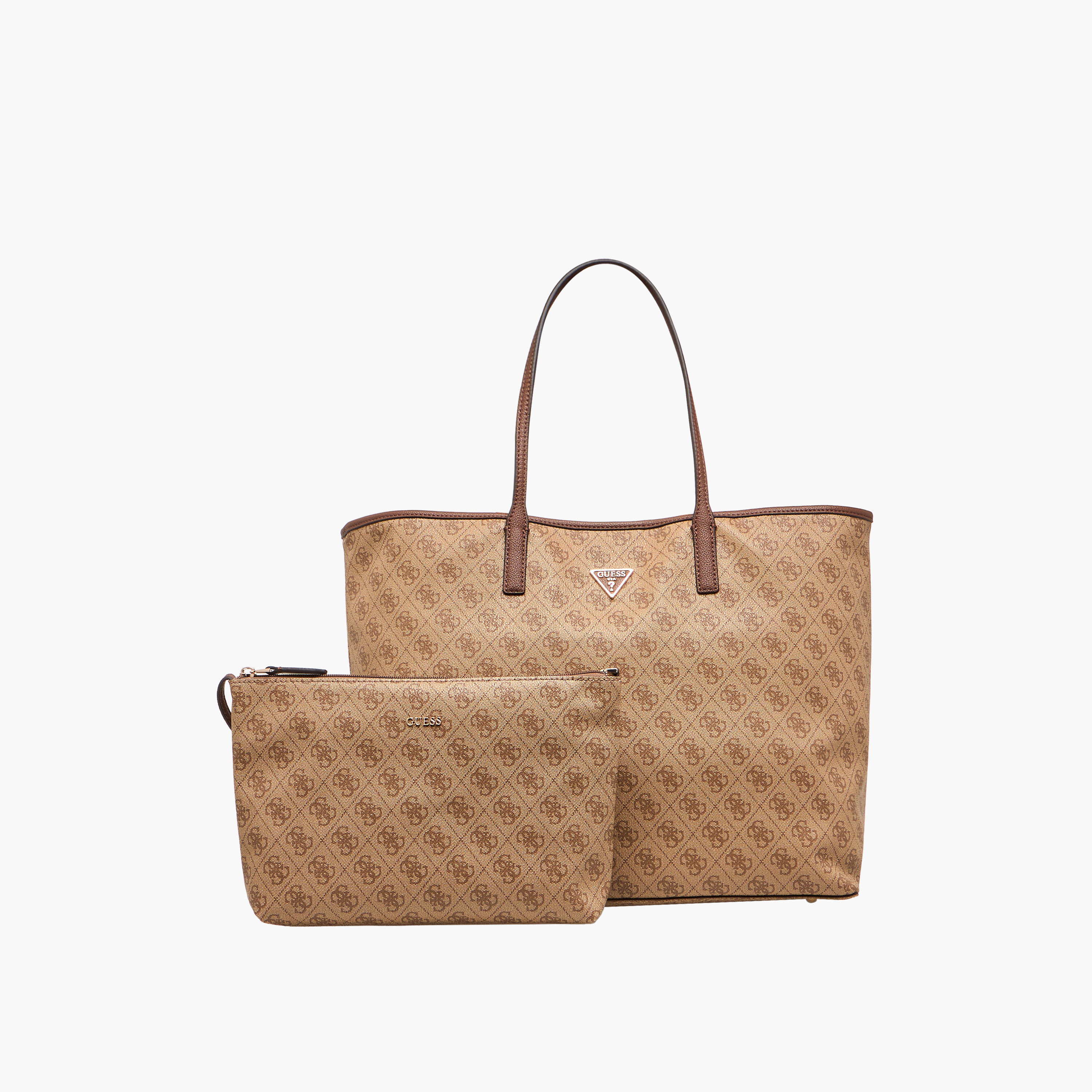Guess Eco Erica Printed Tote Bag and Pouch Set-women-bagsandwallets-handbags-image-1